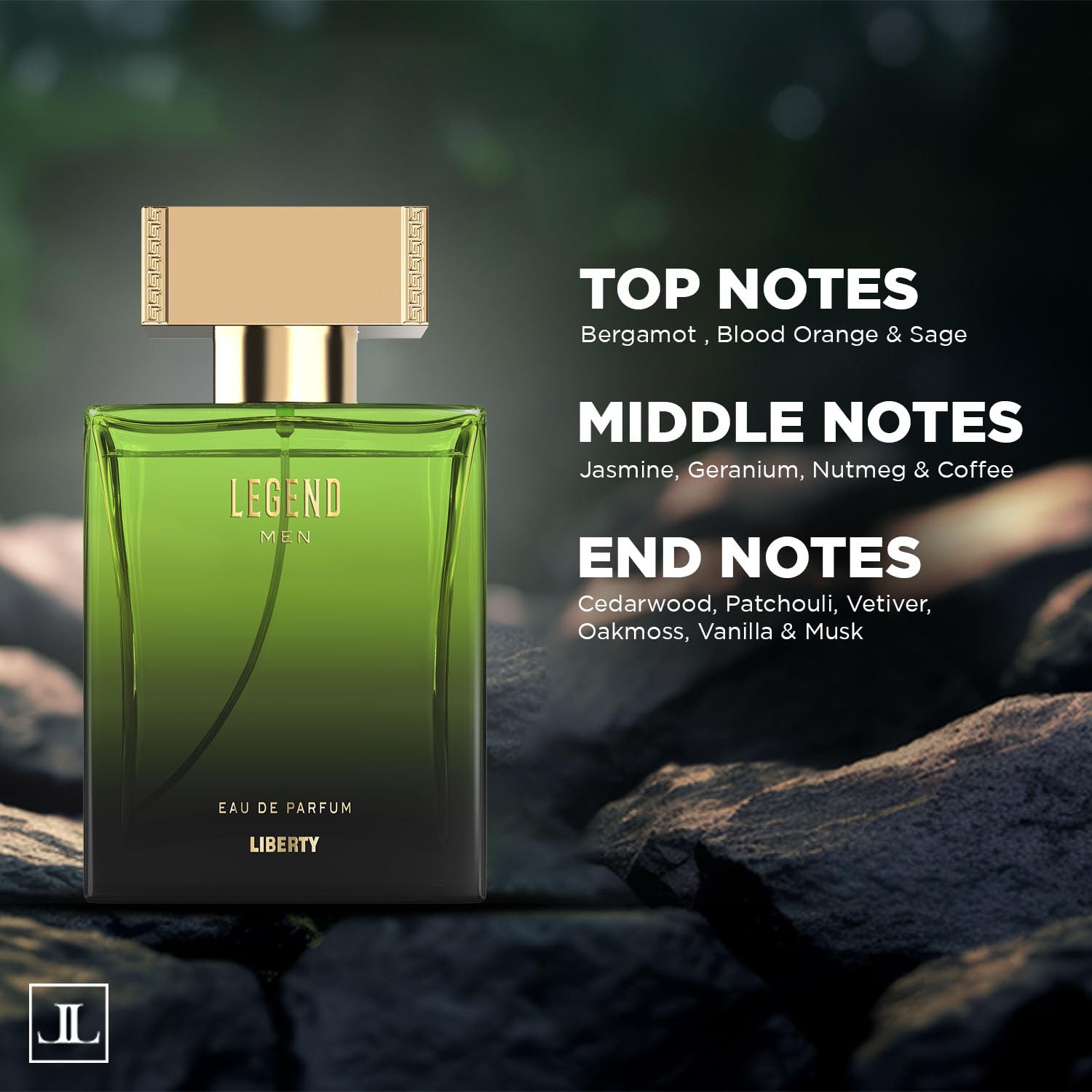 Liberty Legend Perfume For Men, 3.4 Oz Perfumes Long-Lasting Eau De Parfum, Luxury Oriental & Woody Fragrance For Men, Perfume S