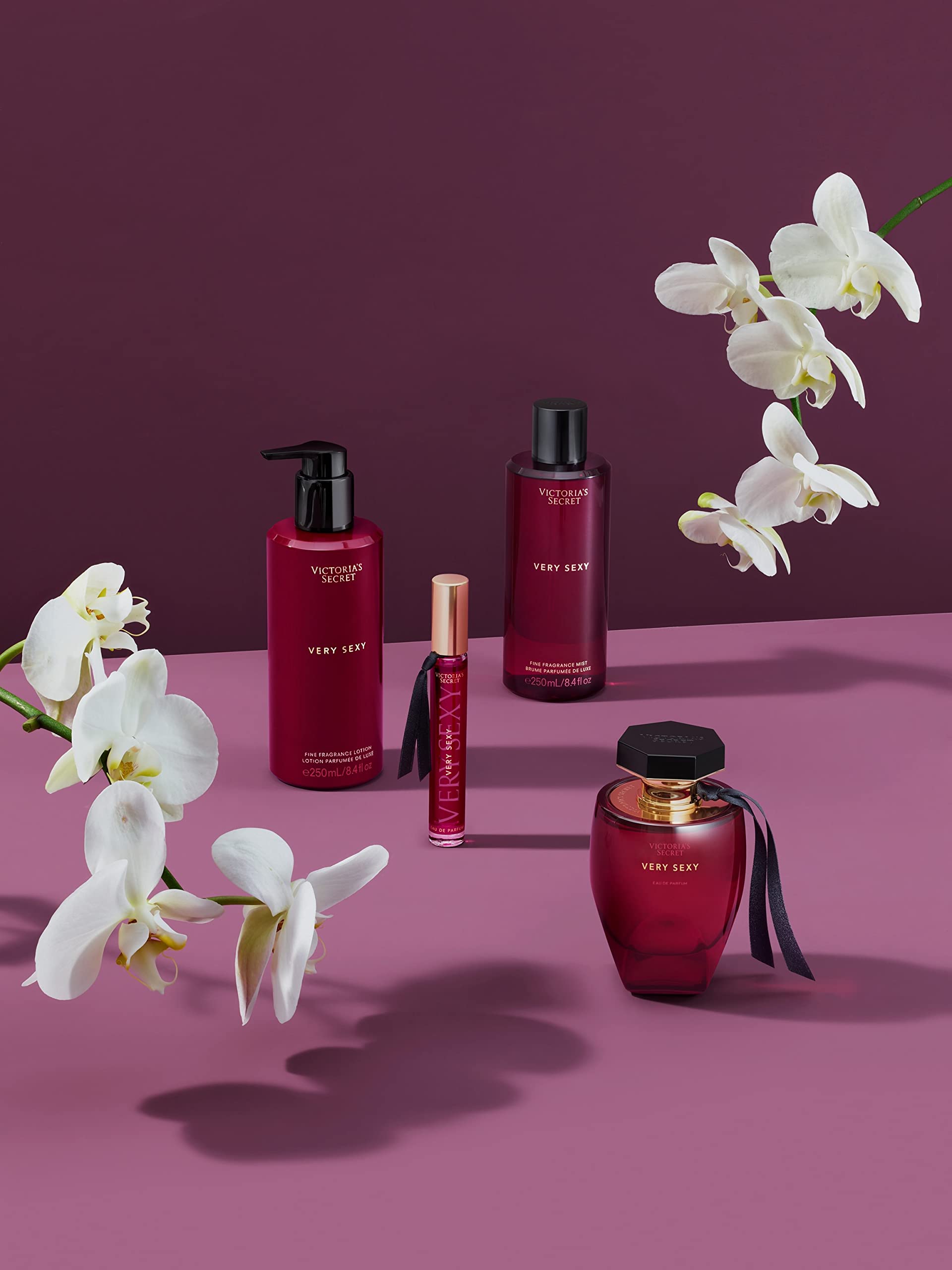 Victoria 's Secret Very Sexy Eau de Parfum Rollerball, Notes of Vanilla Orchid, Sun-Drenched Clementine & Wild Blackberry, Trave