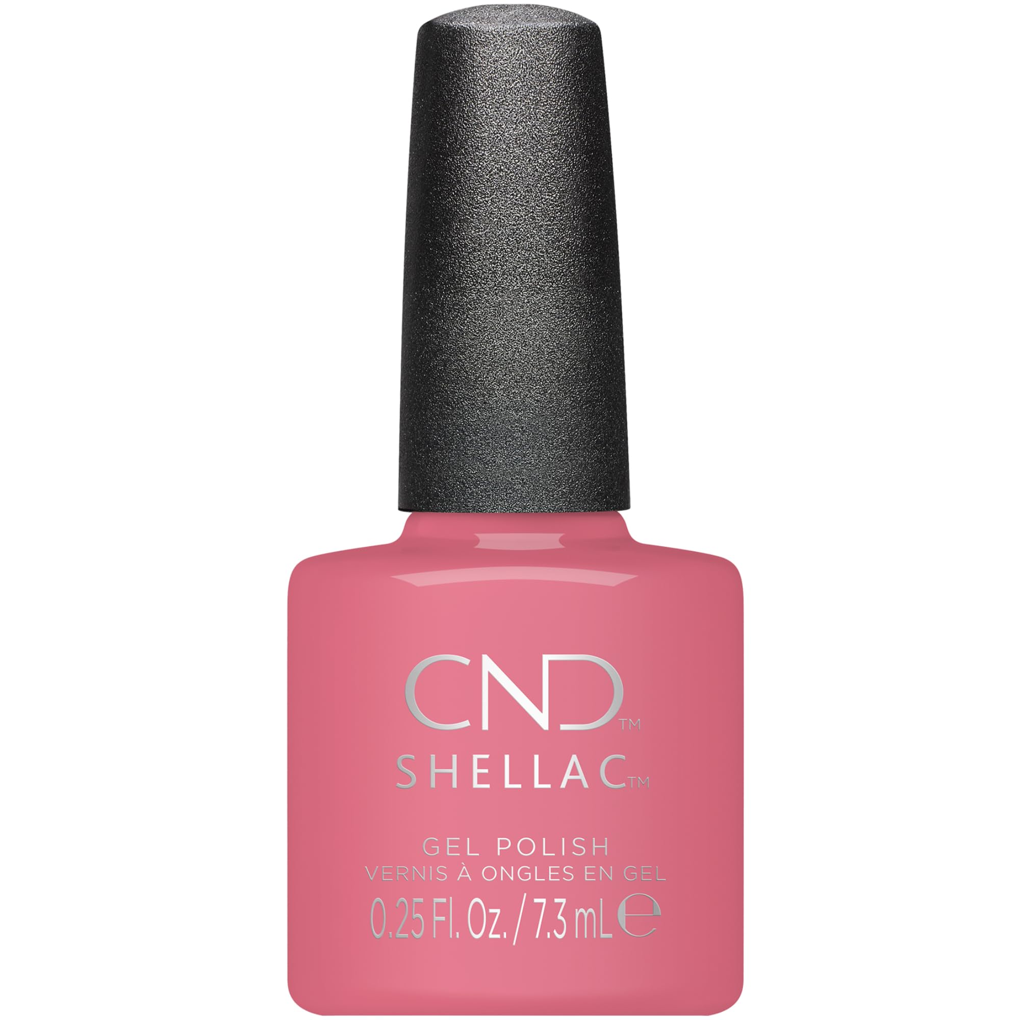 CND Shellac Gel Nail Polish, Long-lasting NailPaint Color with Curve-hugging Brush, Pink Polish, 0.25 fl oz
