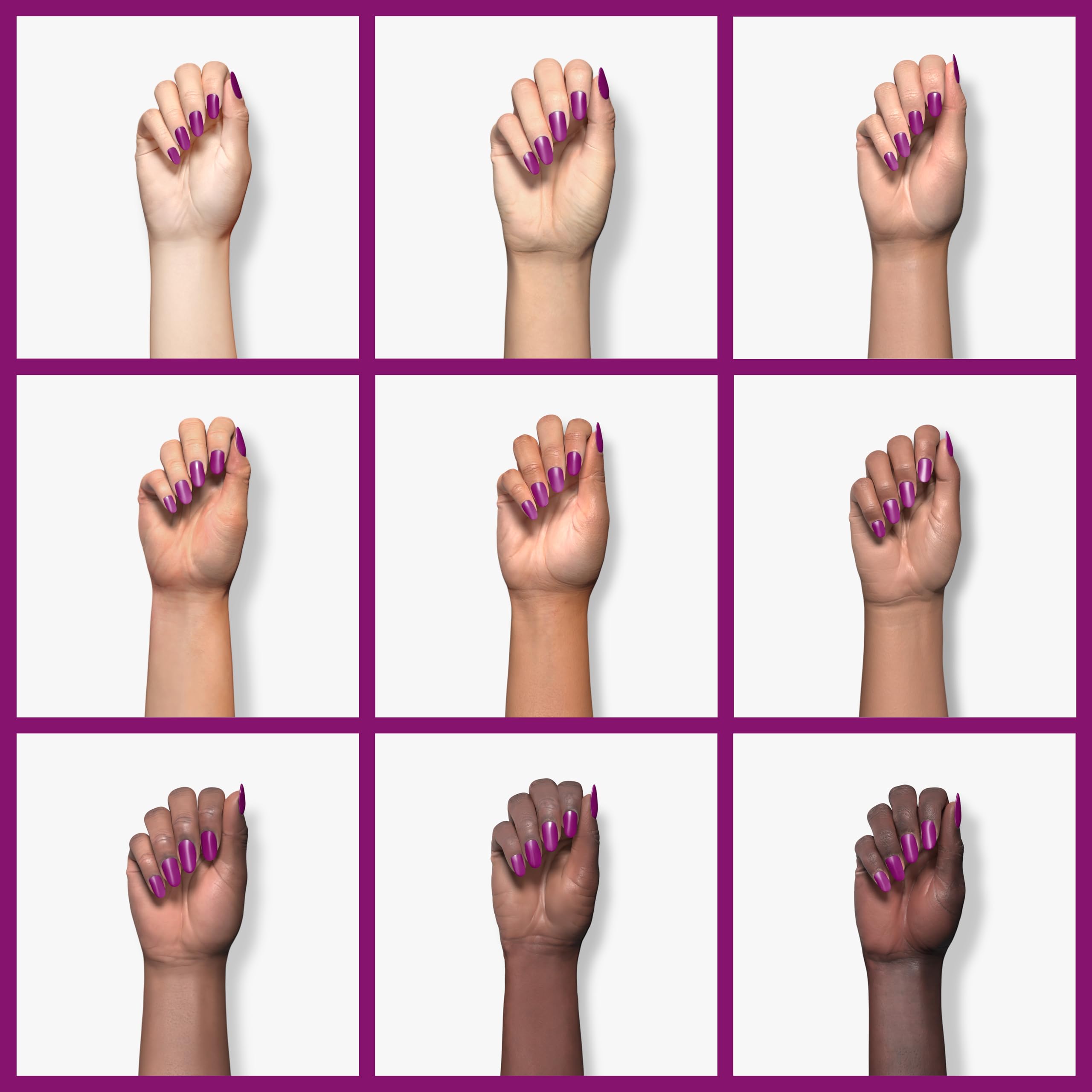 Honeybee Gardens Water-Based Nail Enamel, Island Orchid, Matte Vibrant Purple With Red Undertones, Eco-Friendly, Odorless & Vibr