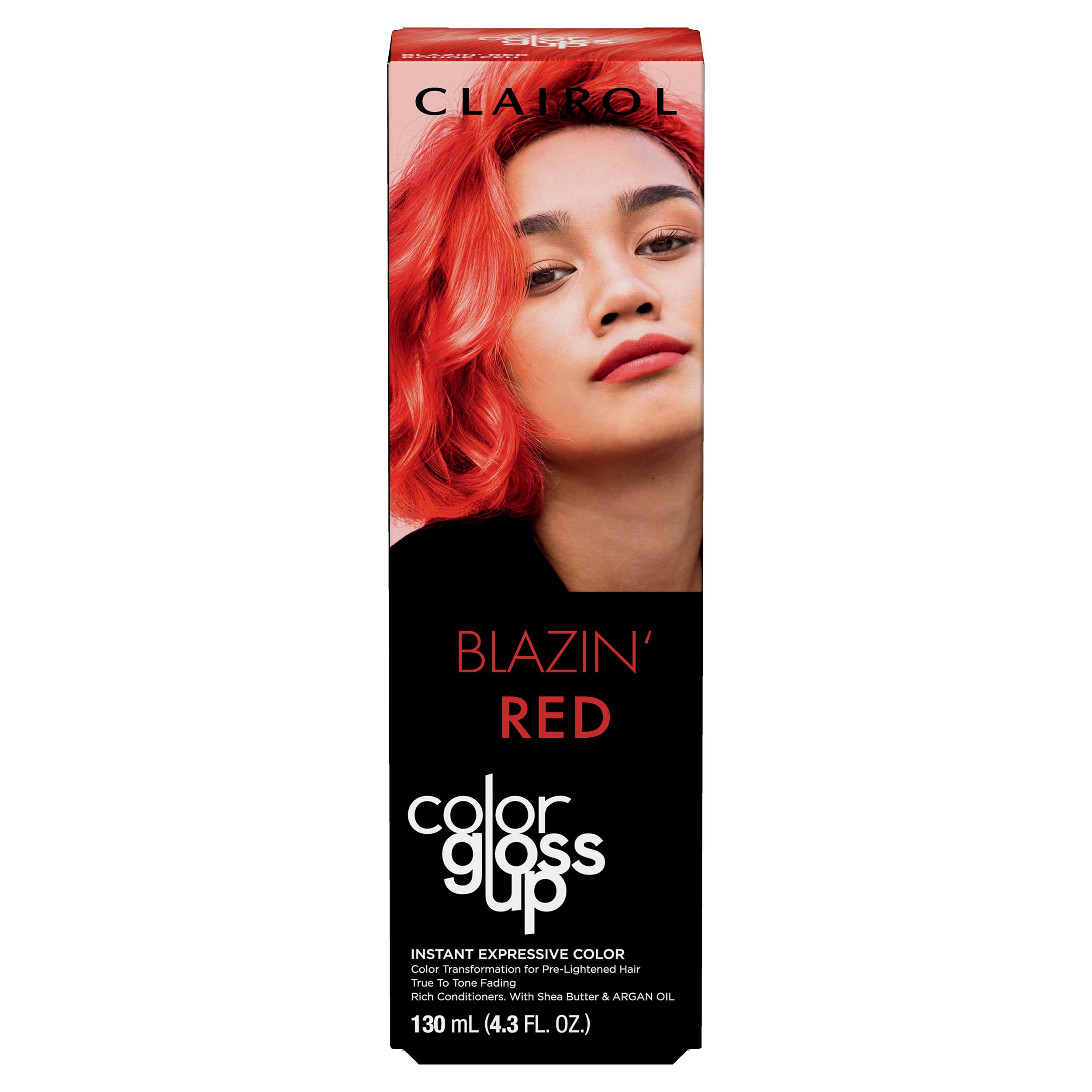 clairol color gloss Up Temporary Hair Dye, Blazing Red Hair color, Pack of 1