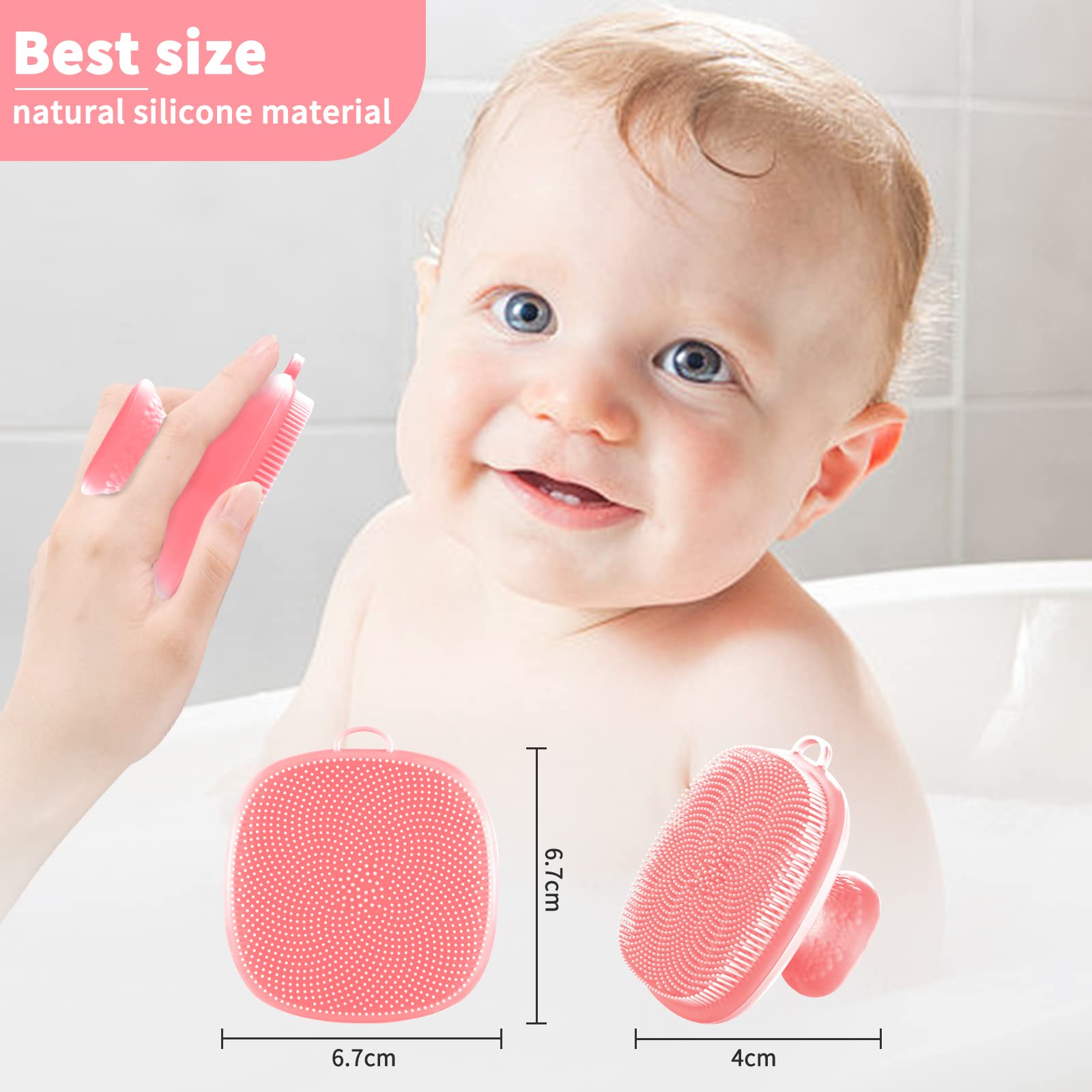 VWMYQ Silicone face Scrubber for Women Facial Cleansing Brush Silicone Face Wash Brush Manual Waterproof Cleansing Skin Care Fac