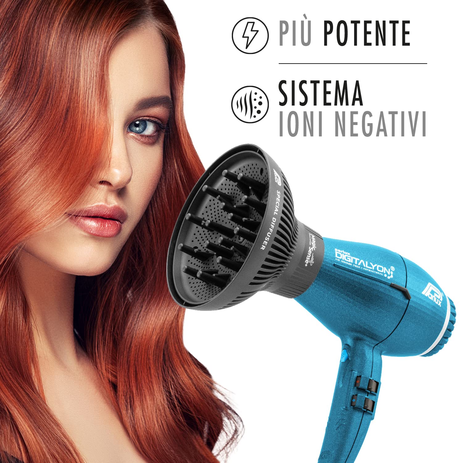Parlux Digitalyon Blue with Magic Sense