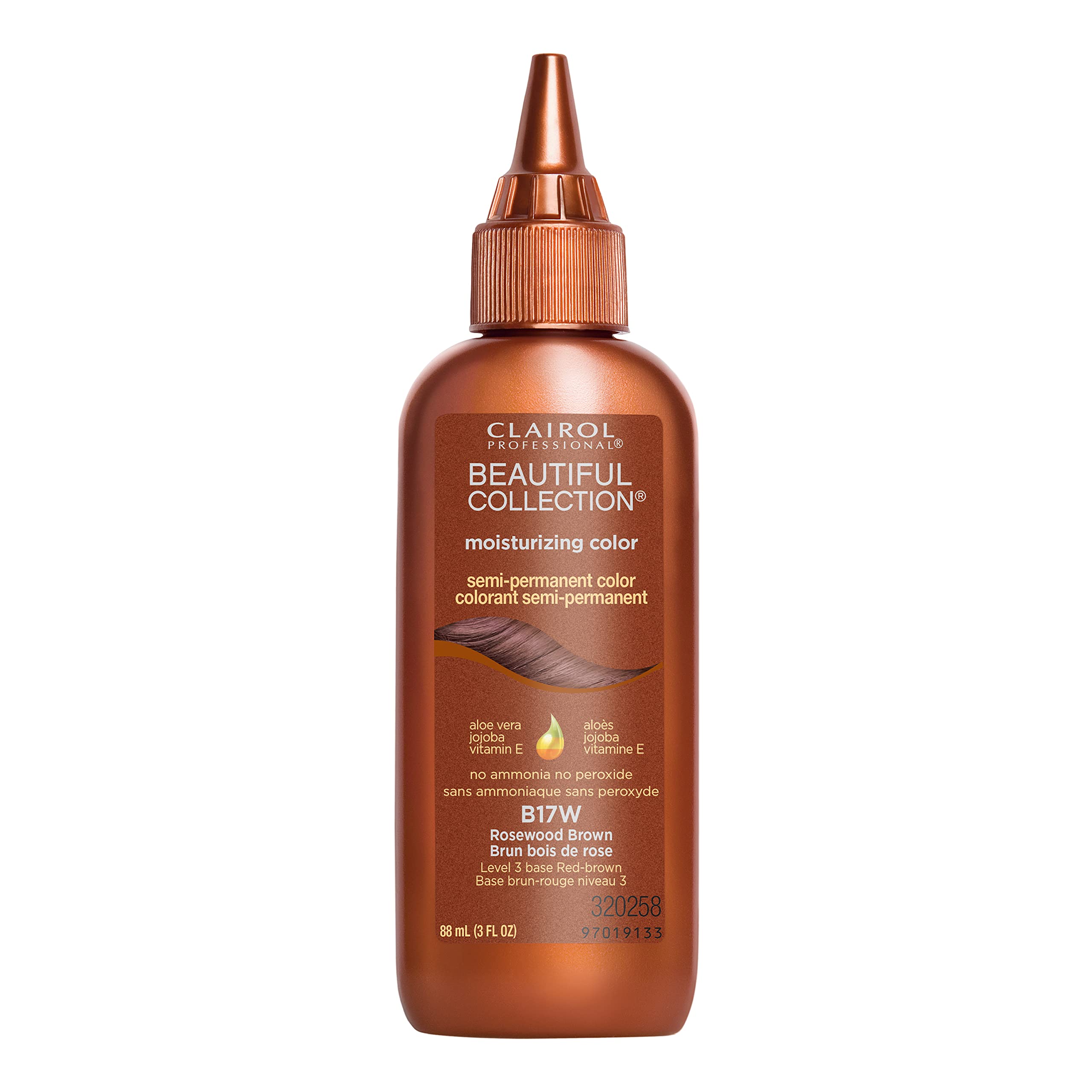 Clairol Professional Beautiful Collection Hair Color, 17w Rosewood Brown, 3 oz