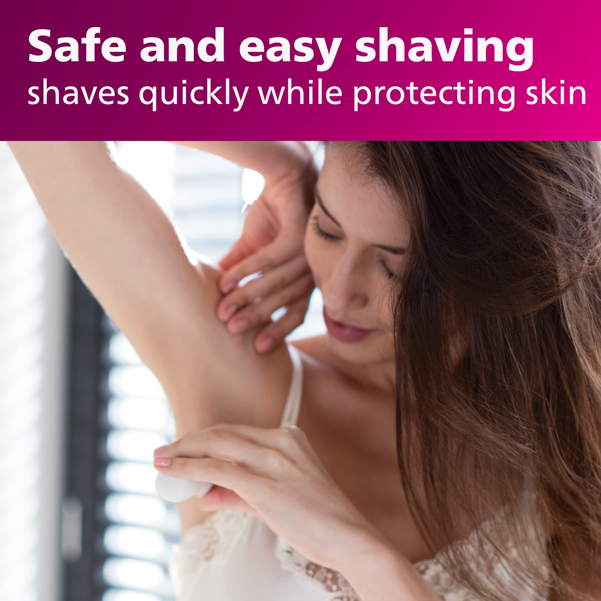 Philips SatinShave Essential Womens Wet & Dry Electric Shaver for Legs & Body, Cordless, with Hypoallergenic Foil, HP6306/50