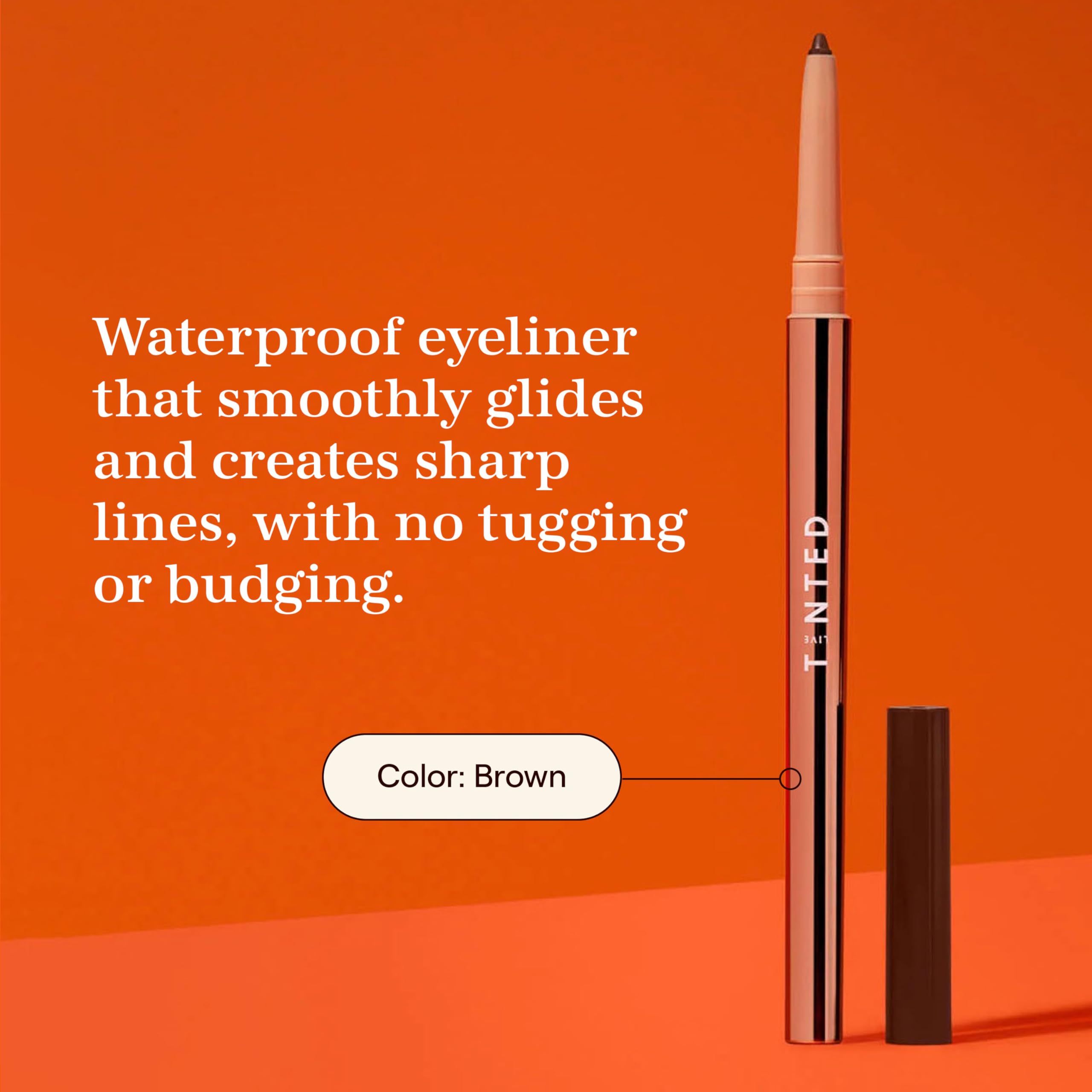 Live Tinted Hueliner Longwearing Pencil Eyeliner - Waterproof, Transfer-Proof, Long-Lasting Formula That Easily Glides On, High-