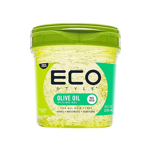 Eco Style Gel Olive Oil Styling - Adds Shine and Tames Split Ends - Delivers Moisture to Scalp - Nourishes And Repairs - Provide