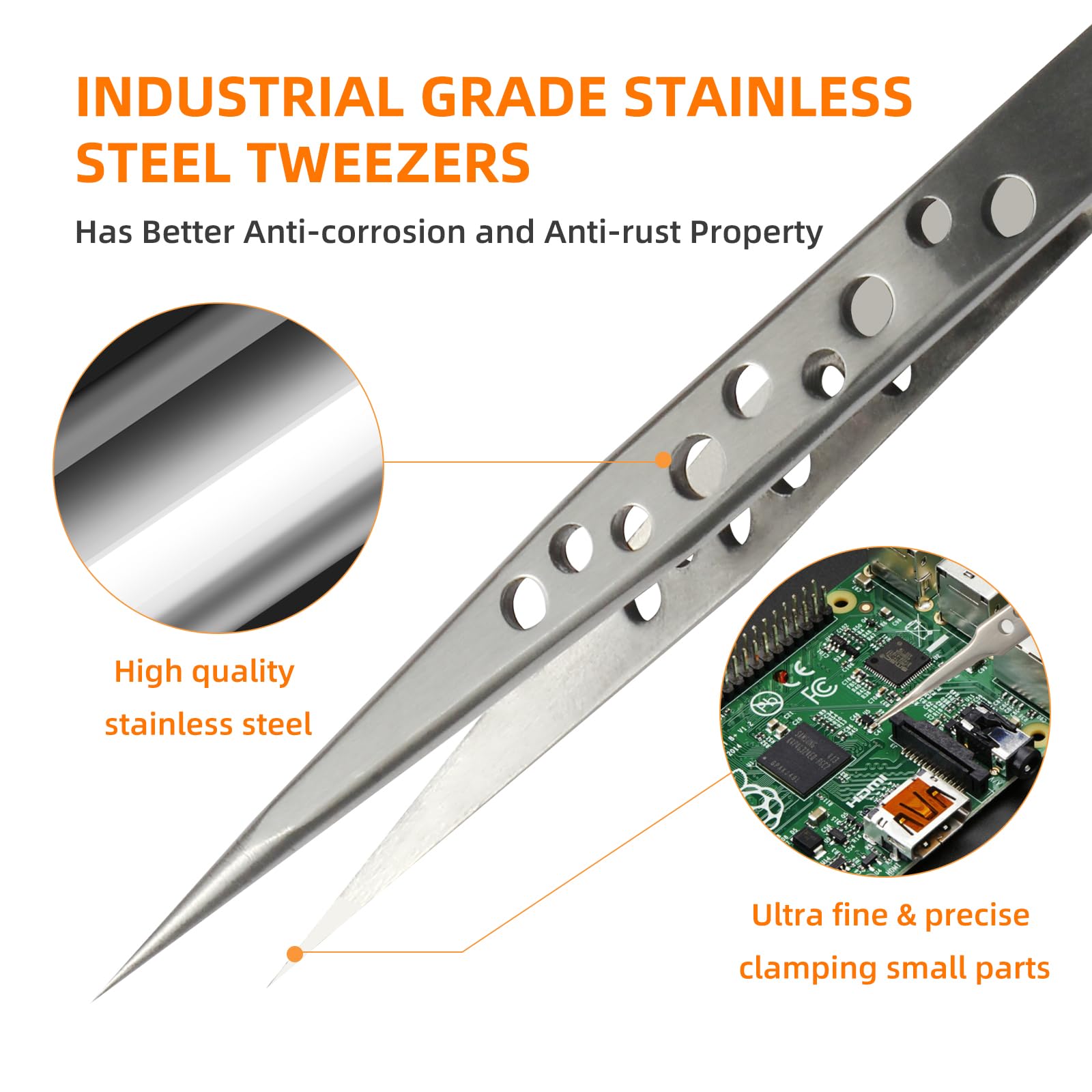 Feita Tweezers, Precision Tweezer Set, Crafts Tweezer Kit, Soldering Tweezers, Jewelry Tweezers, Tweezers For Crafting, Lash Ext