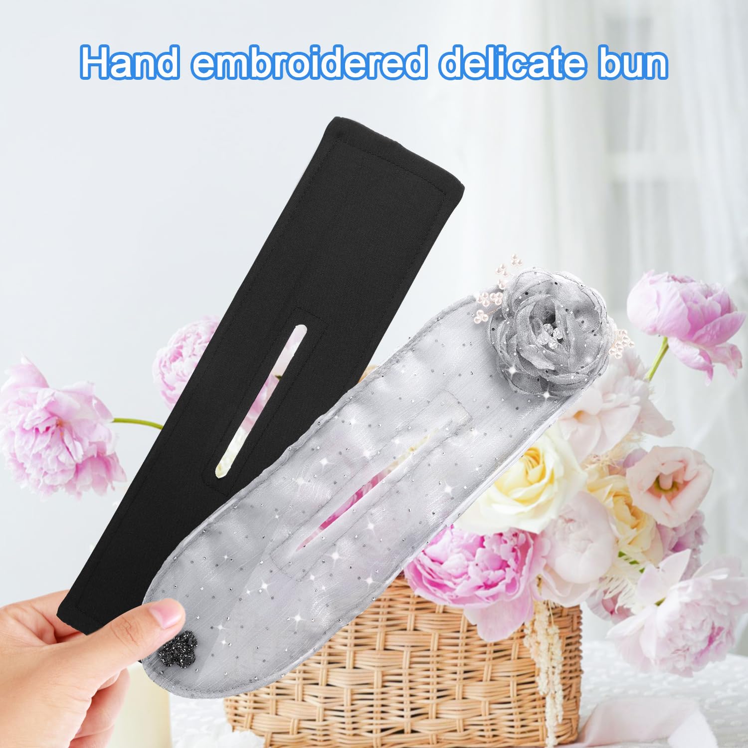 2pcs Ball Hair Clips, Flower Hair Bun Roller French Twist Hair Bun Maker Elegant Lazy Hair Curler Deft Bun Hairstyle Tool Hair B