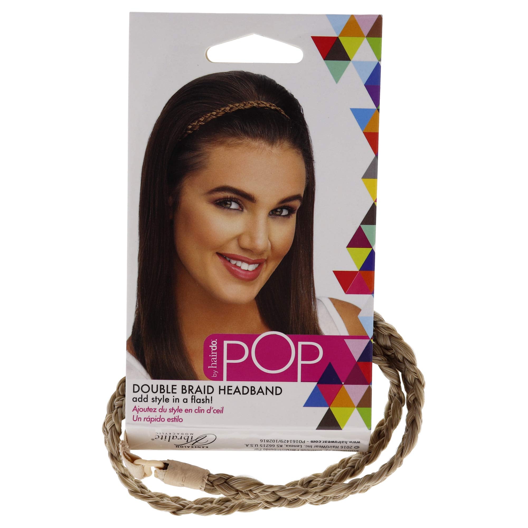 Hairdo Pop Double Braid Headband, R14 88H Golden Wheat