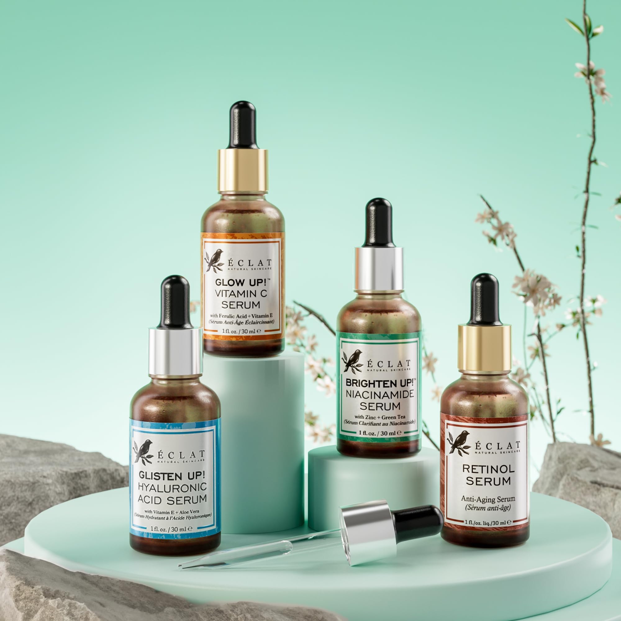 CLARIFYING Niacinamide Serum for Face - Pore Minimizer for Face Niacinimide Serum Dark Spot Remover for Face - Natrium Serum Nia