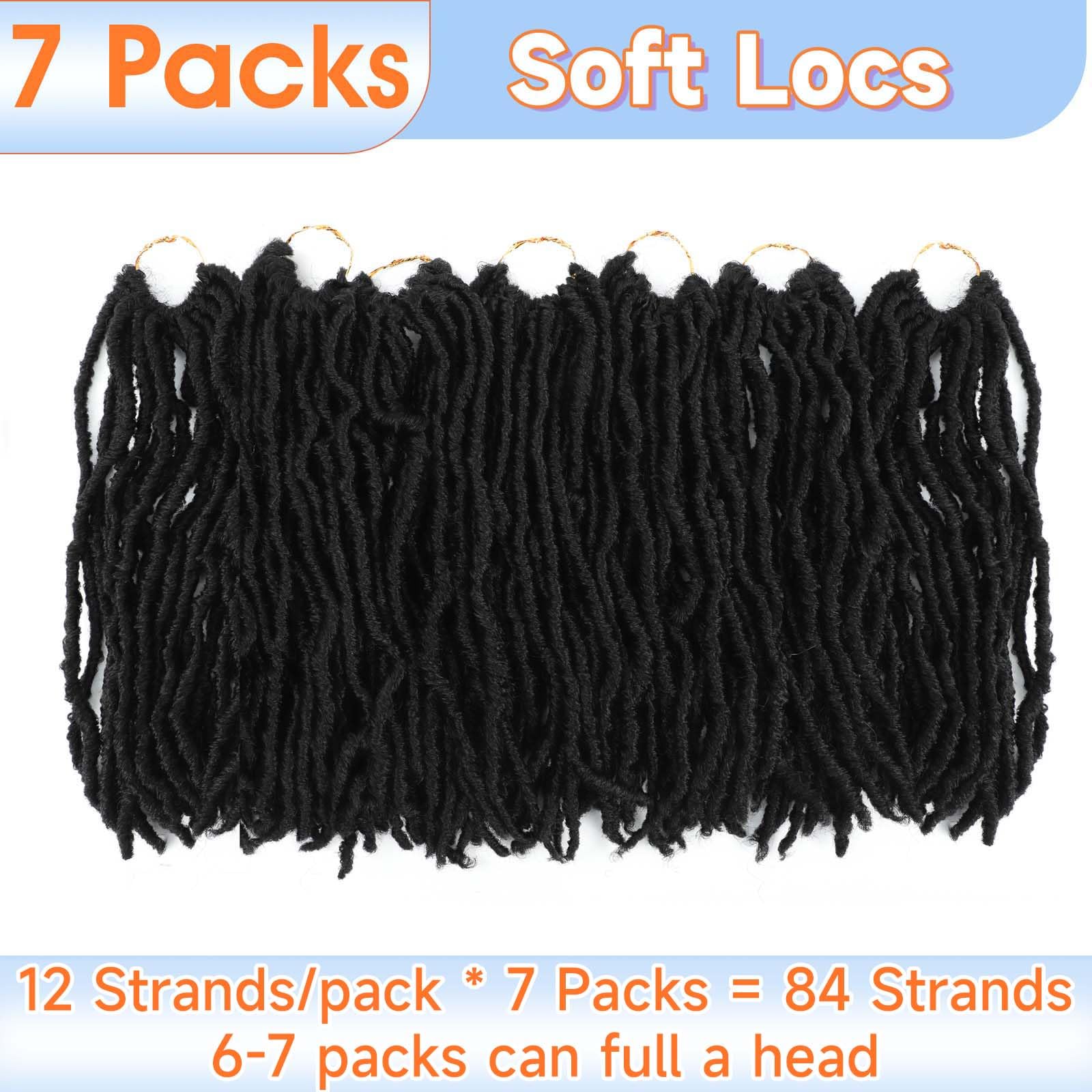 Soft Locs 10 Inch Faux Locs Crochet Hair 7 Packs Short Soft Locs Crochet Hair For Kids Pre Looped Soft Faux Loc Butterfly Hair C