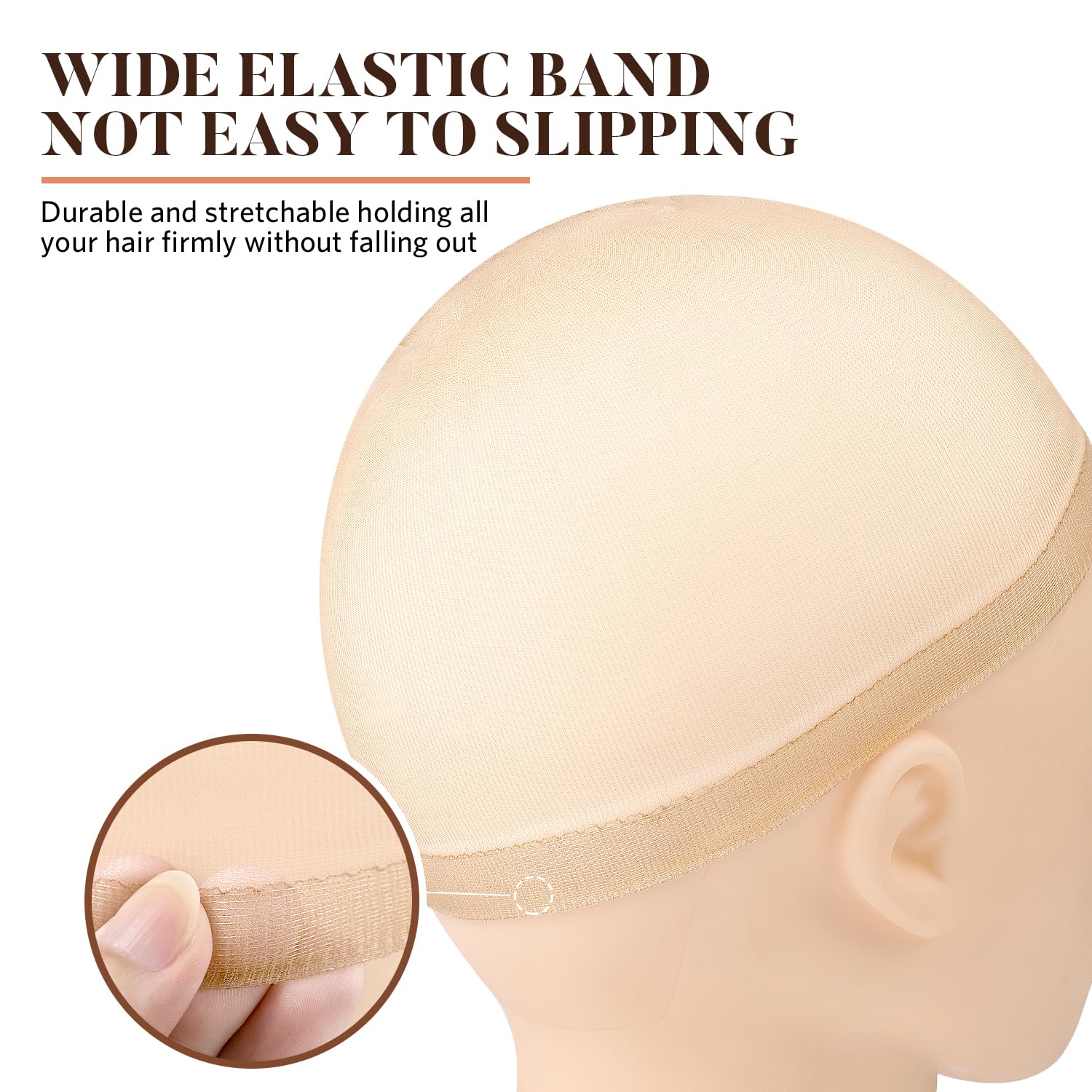 Morgles Hd Wig Cap, 6Pcs Wig Caps Ultra Thin Stretchy Wig Caps For Women, Nylon