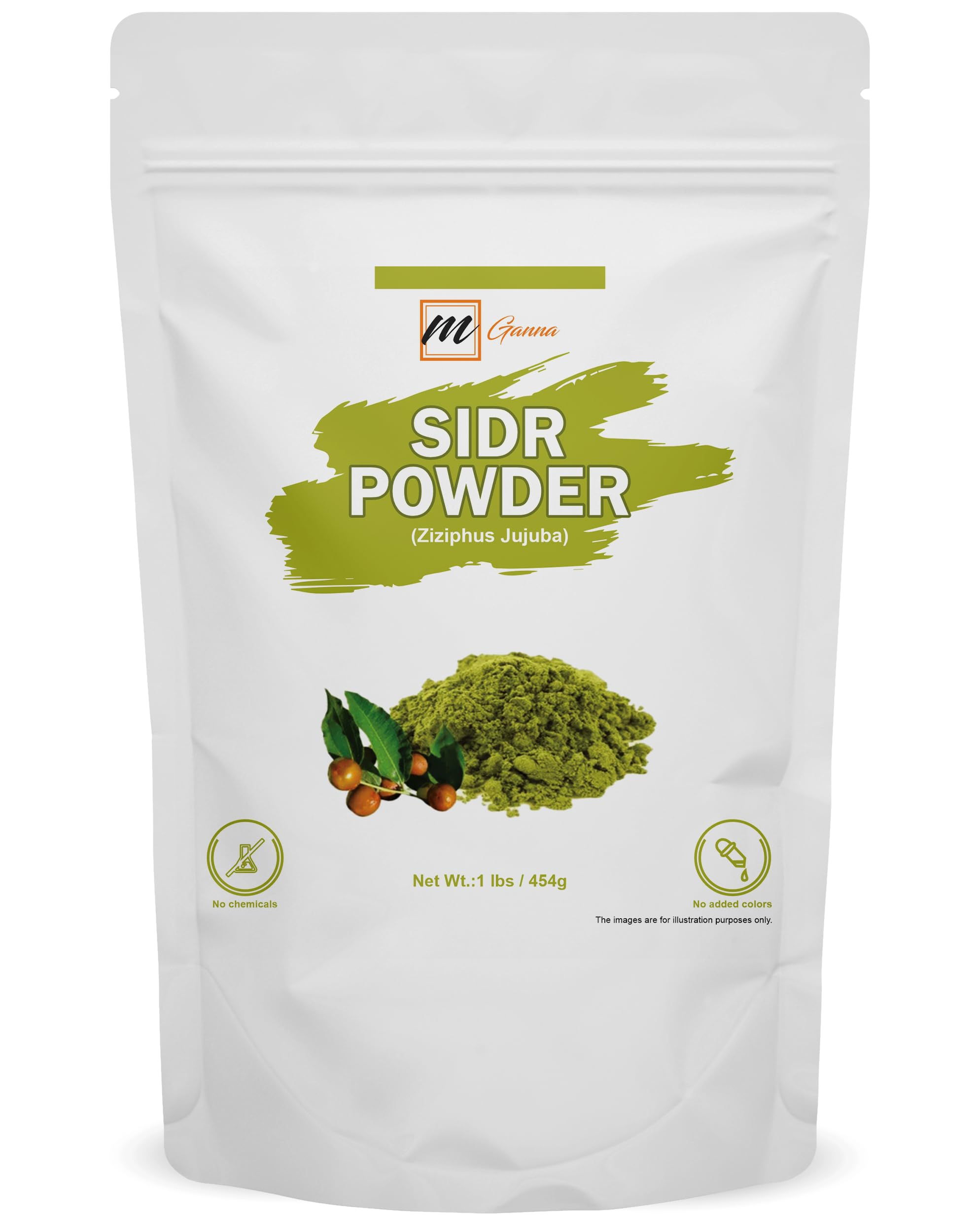 100% Pure Sidr/Ziziphus spina christi powder Natural Hair Conditioner & Cleanser 454 gms / 1 lbs