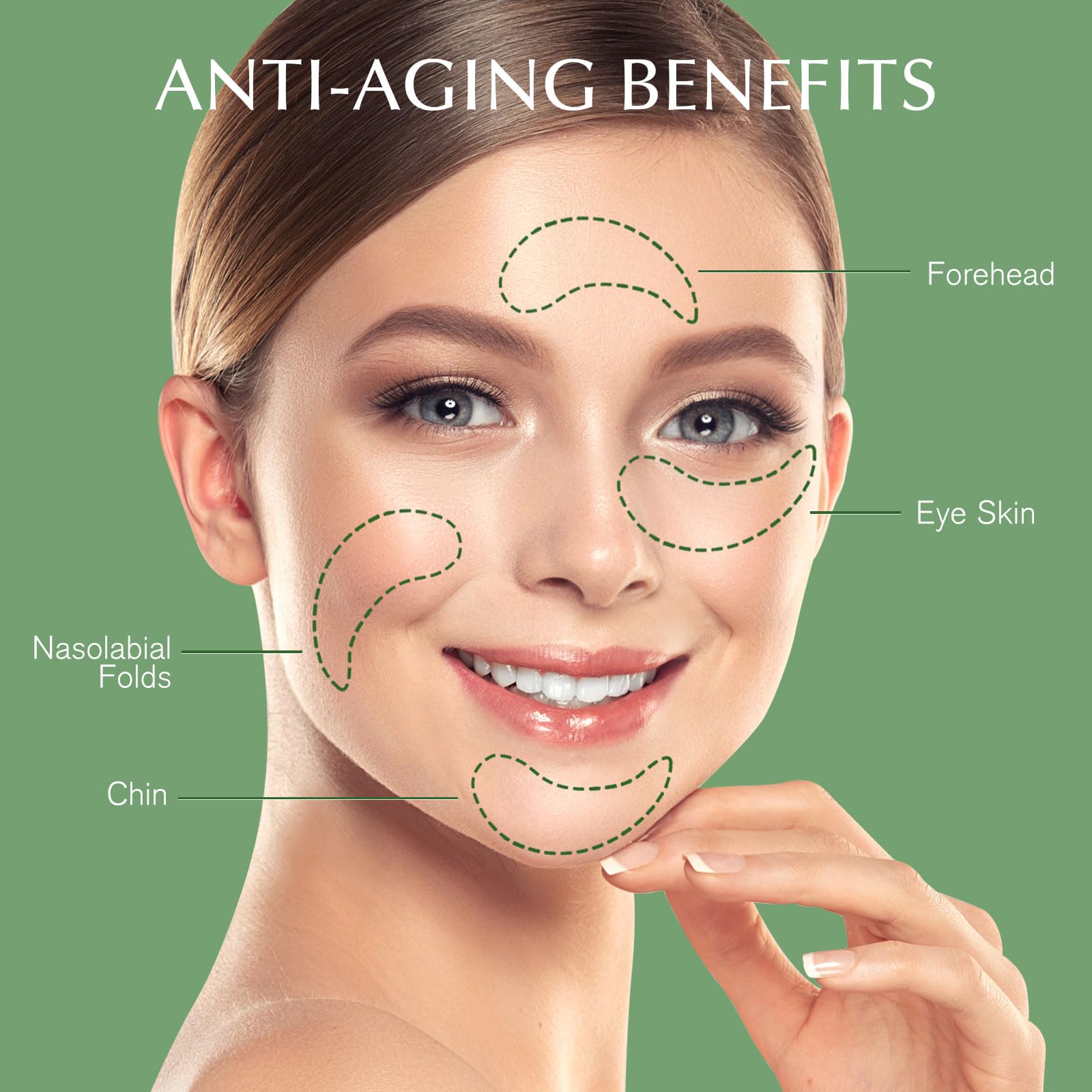 Under Eye Patches For Dark Circles: 30 Pairs Green Tea Eye Gels Pads - Reduce Eye Bags, Wrinkles & Puffy - Skin Treatment Mask R