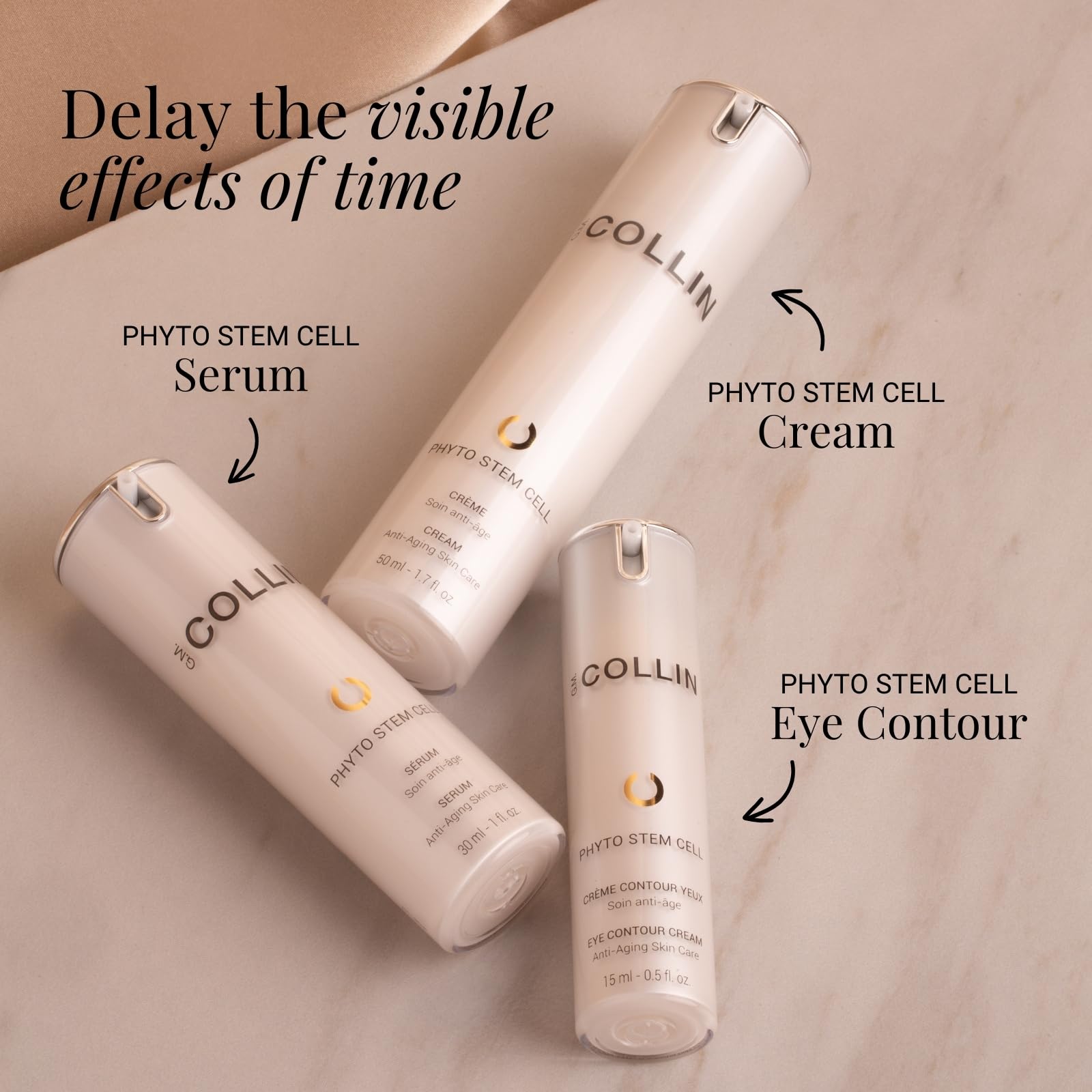 G.M. Collin Phyto Stem Cell Eye Contour | Anti-Aging Under Eye Cream | Hydrating Treatment For Puffiness And Dark Circles | Firm