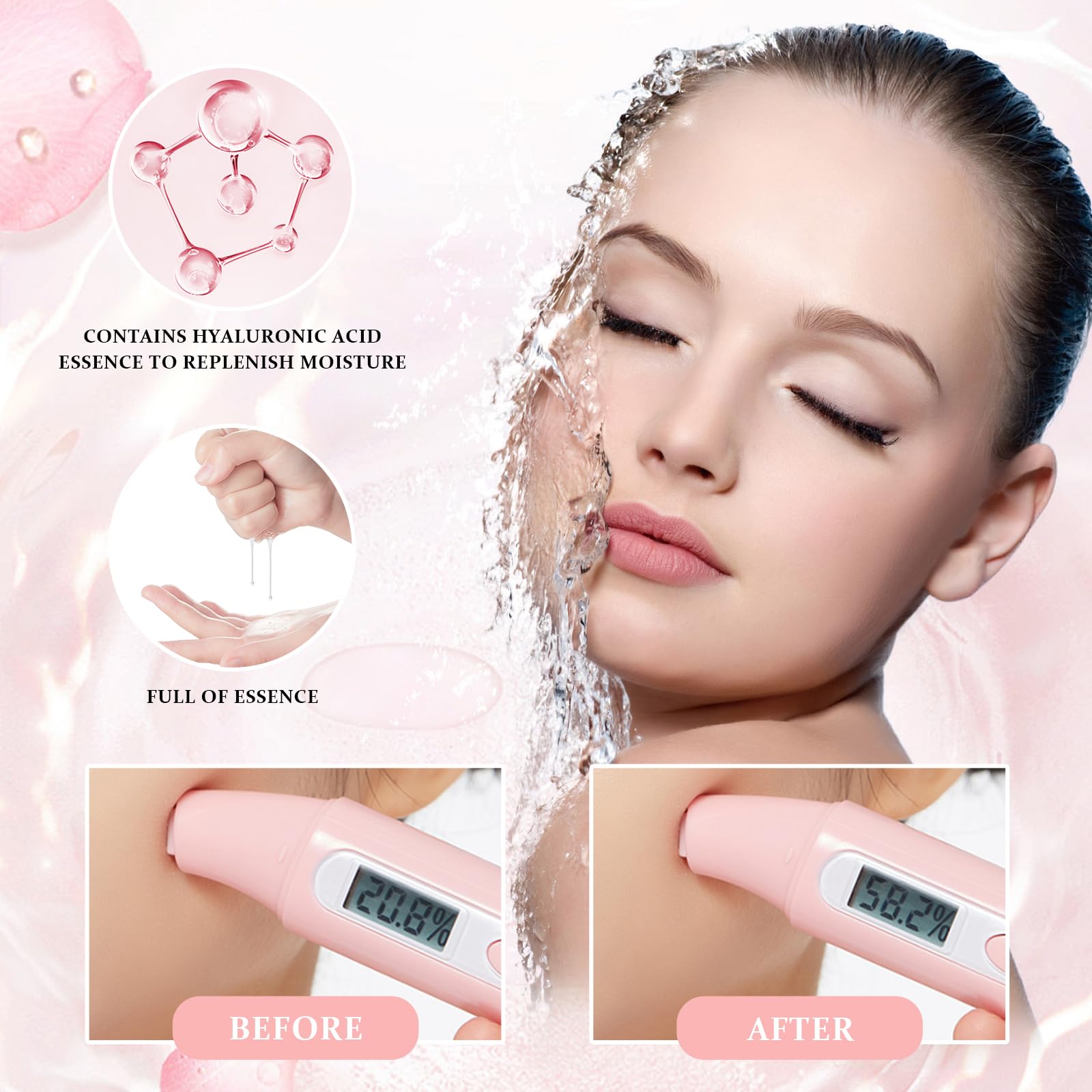 Yafusipe Face Mask Skin Care Anti Aging Facial Mask Sheets Mask Face Masks Beauty Rose Sheet Masks For Face Bulk Face Masks Skin
