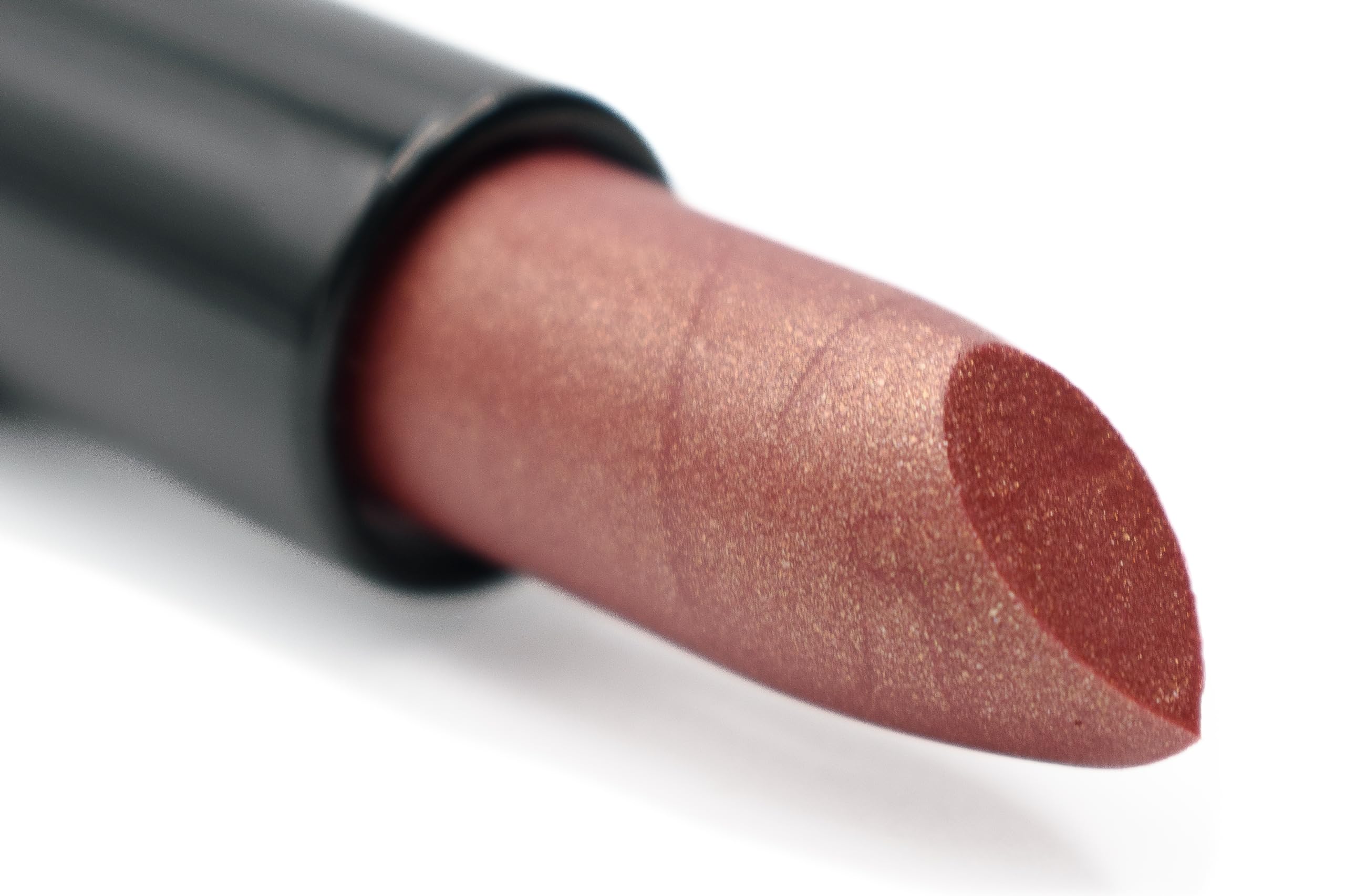 Pure Ziva Blaze Gold Flecked Red Metallic Shimmer Lipstick Color Moisturizing Paraben Free, No Animal Testing & Cruelty Free Lip