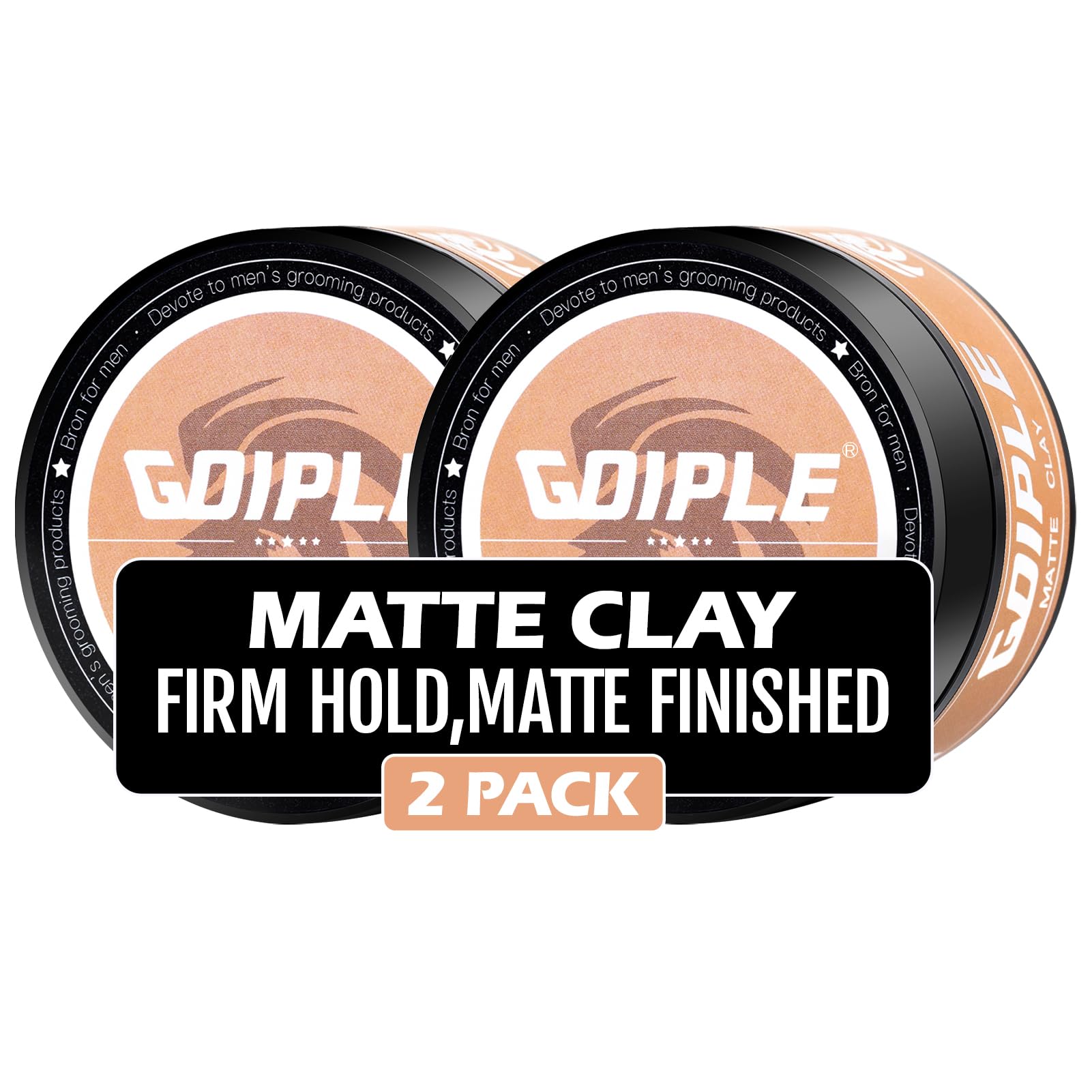 Hair Styling Clay For Men Firm Hold - Matte Finish Hair Clay Hair Paste Water Based Matte Texture Pomade Mens Hair Products - Ha