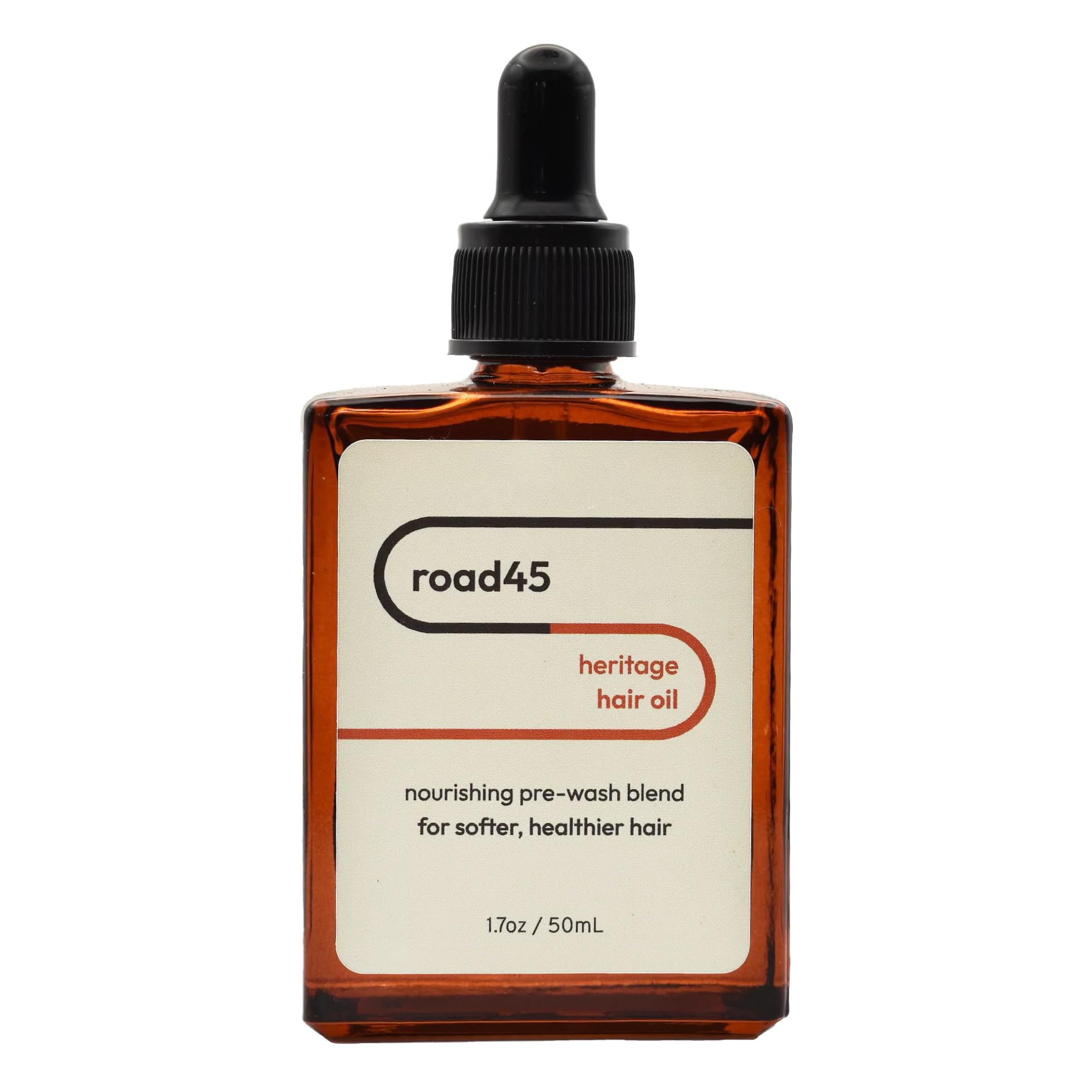 road45 Heritage Hair Oil | Nourishing prewash blend | For dry, damaged, or frizzy hair | 100% Organic ayurvedic formula | Rosema