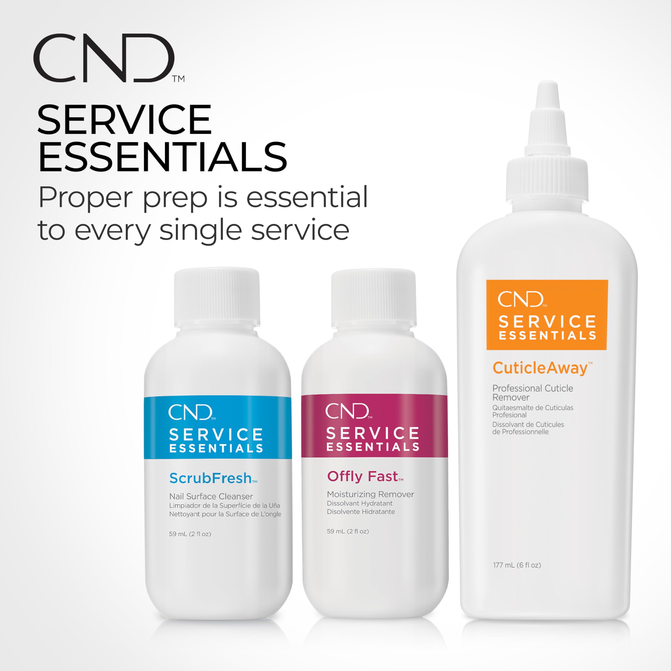 CND Offly Fast Moisturizing Remover with Macadamia & Vitamin E Oils, 2.0 Fl Oz - Safely Removes CND Shellac & Vinylux Polish, Clear
