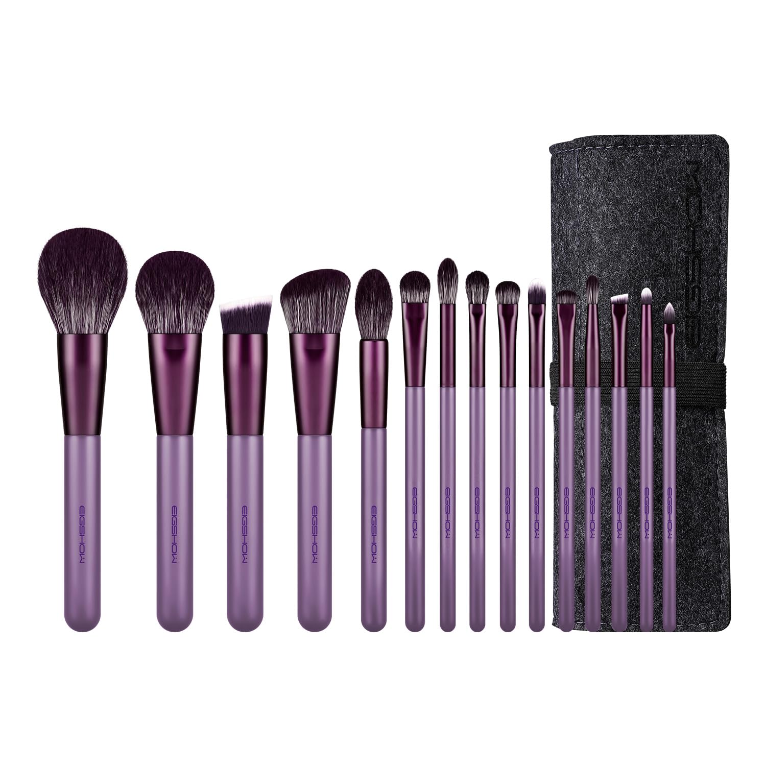 Makeup Brush Set, EIGSHOW Professional Makeup Brushes Kit Foundation Powder Concealers Eye Shadows Makeup 15 Piece for Eye Face 