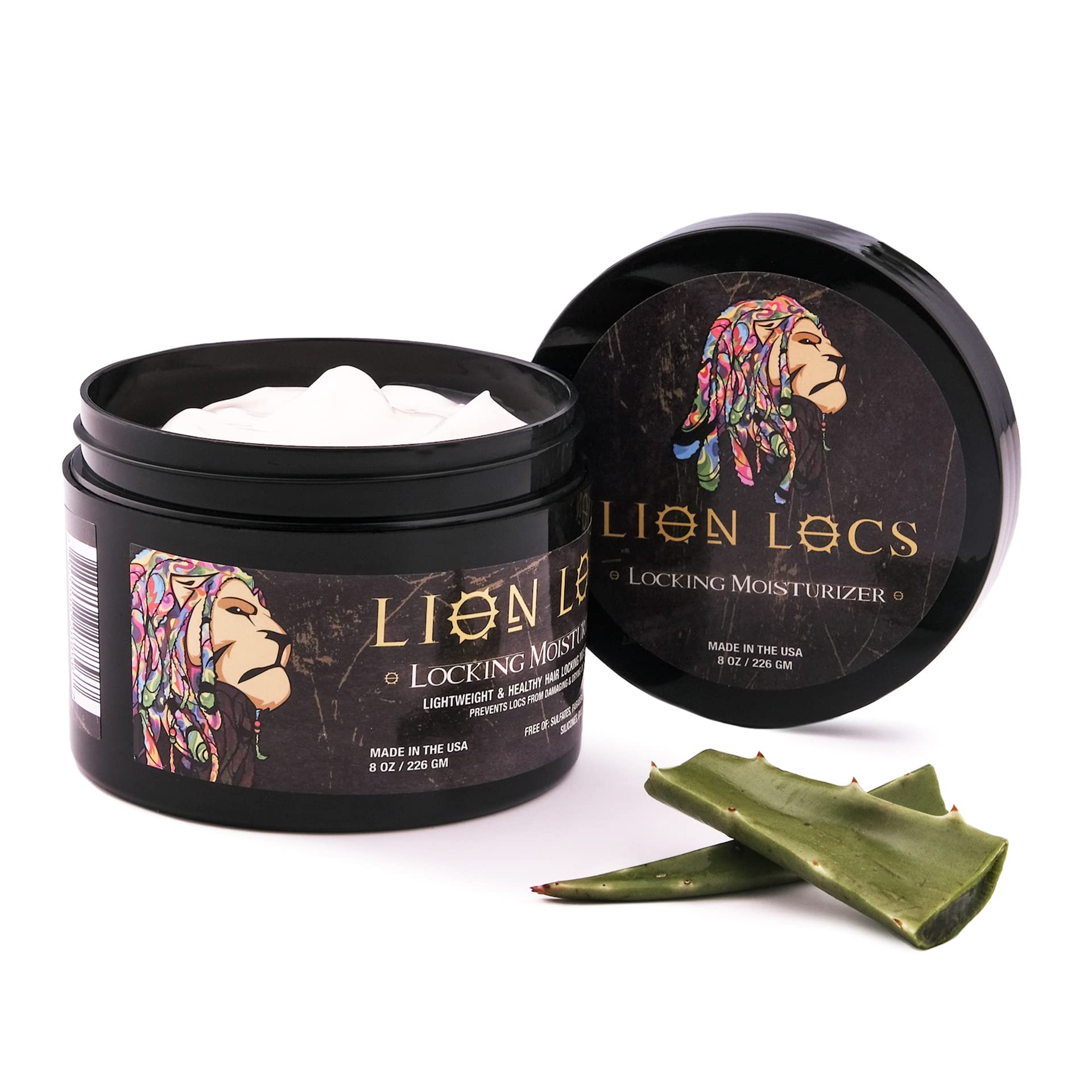 Lion Locs Hair Locking Dreads Moisturizer For Dreadlocks, Locks, Microlocs, Interlocks, Braidlocks, Braids, Fauxlocs, Twistlocks