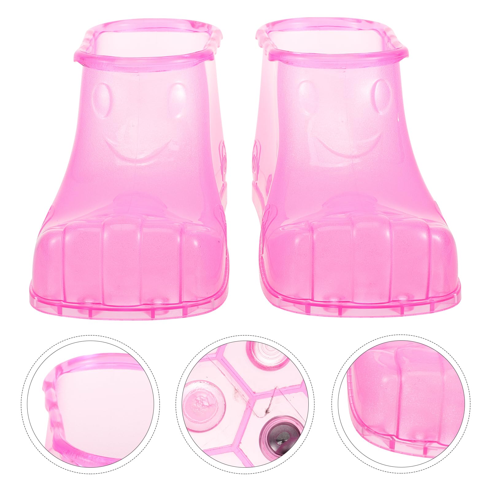 minkissy 1 Pair Foot Bath Shoes - Foot Bath Boots Portable Foot Soak Tub Foot Spa Shoes Foot Tub Bucket (Small Size Women 11 Men