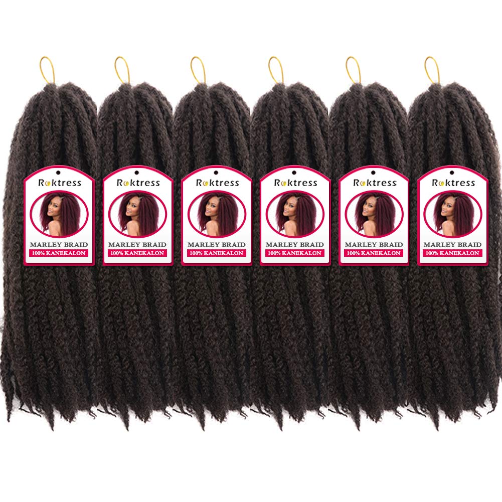 Marley Twist Braiding Hair 22 Inch 6 Packs Marley Hair Afro Marley Twist Hair Marley Hair For Faux Locs, Spring Twist Hair, Butt