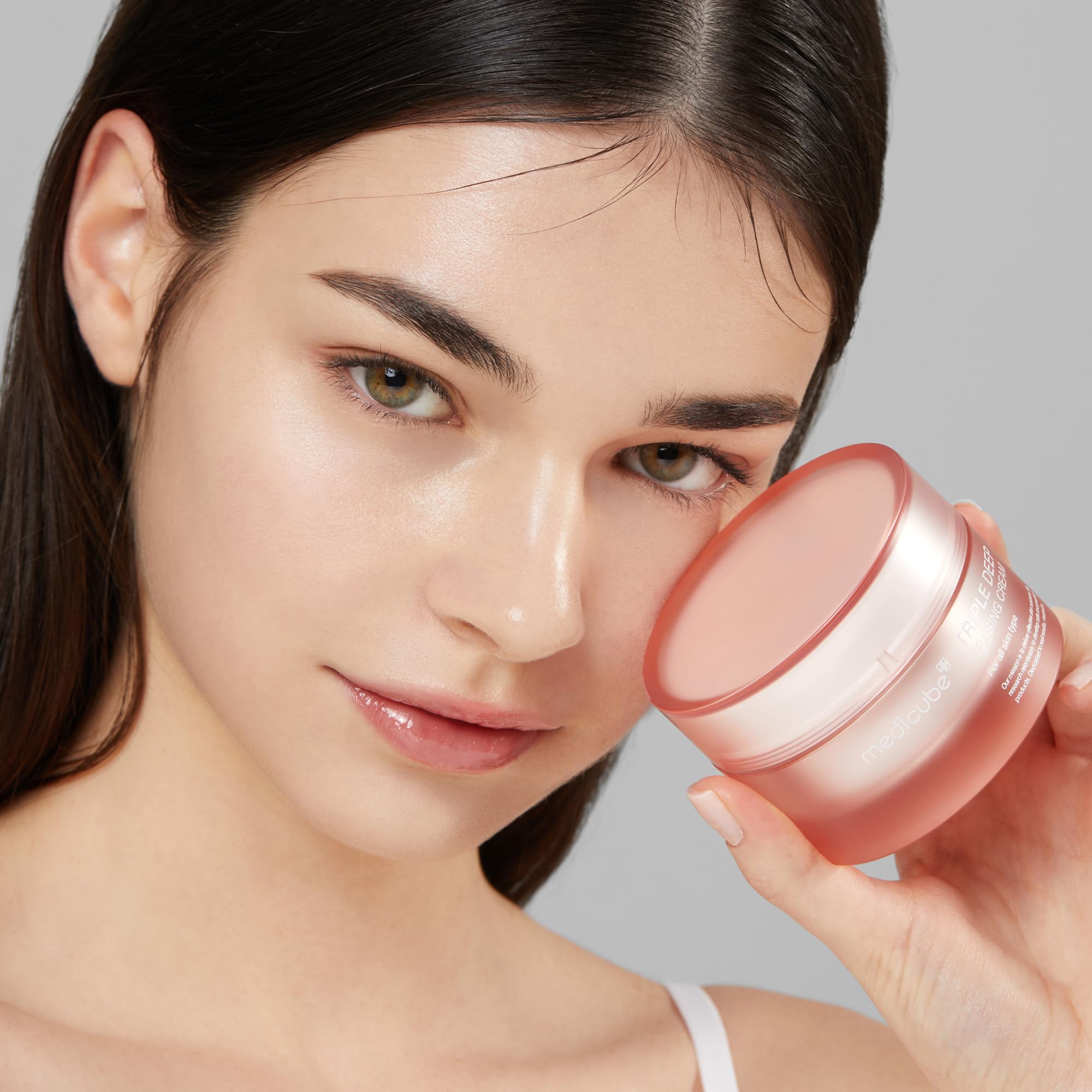 Medicube Triple Collagen Cream - Hydrating & Firming Moisturizer With Hyaluronic Acid, Premium Elastin, Shea Butter - Wrinkle Ca