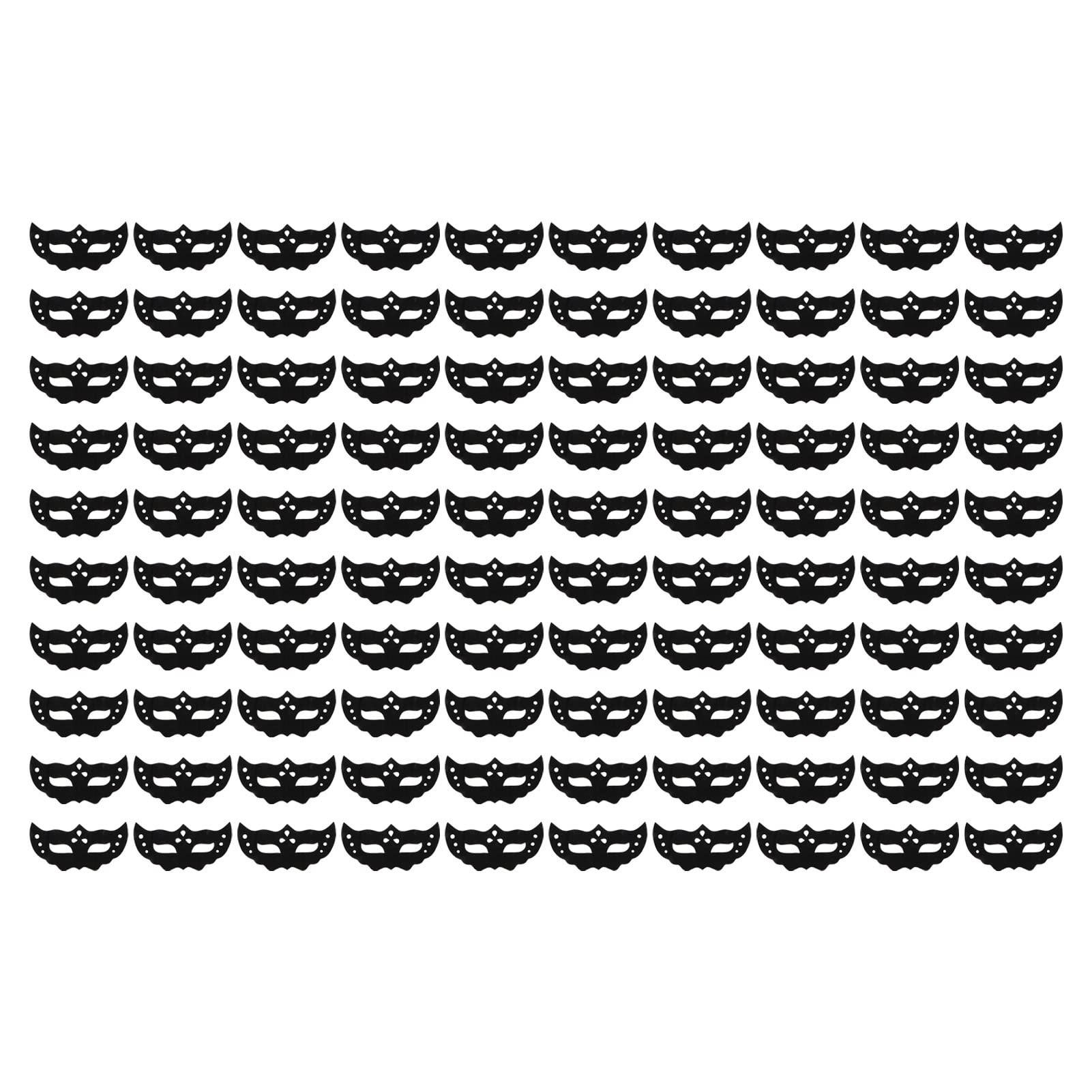 Poralynnea Black Eye Mask Paper Highly Absorbent for Skin Care 100pcs