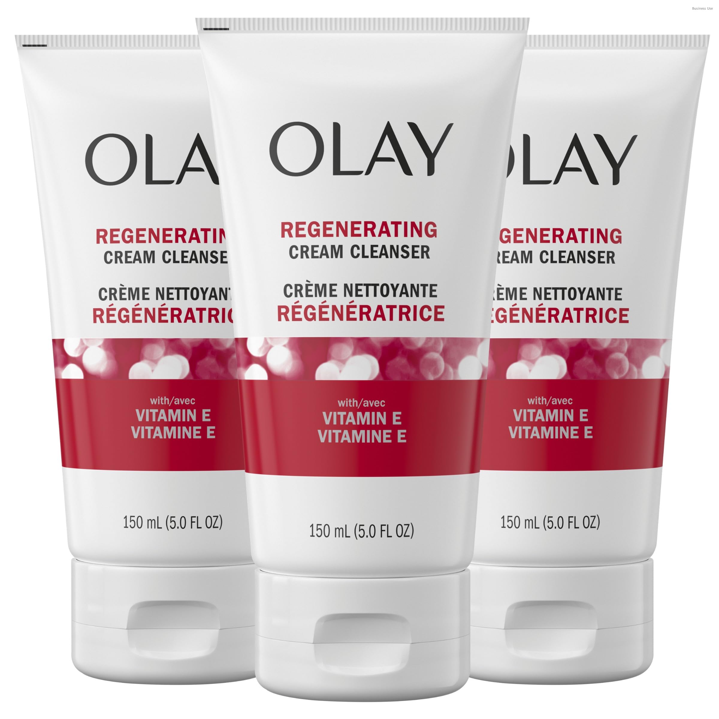 Olay Regenerist Cream Cleanser with Vitamin E, Facial Cleanser/Face Wash, 5 oz (Pack of 3)