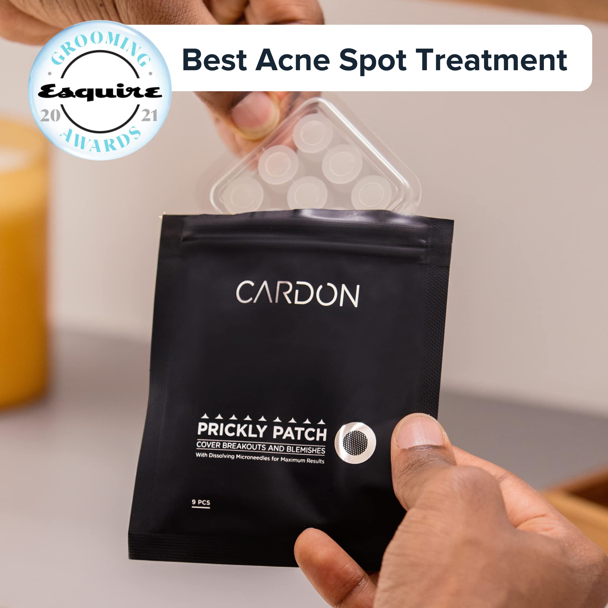 Cardon Prickly Pimple Patches, Spot Acne Treatment For Pimples, Blackheads, Zit Clearing Acne Patches, Salicylic Acid, 1-Step Fa