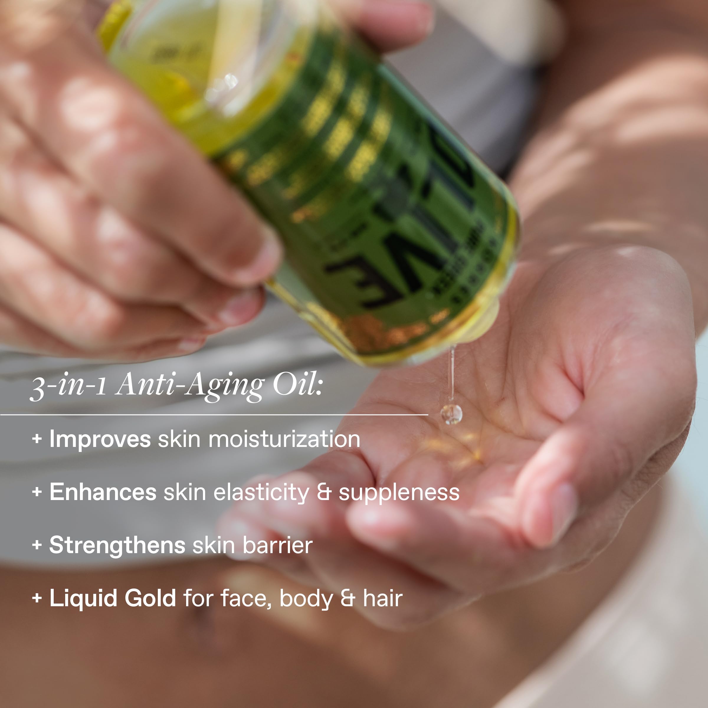 Korres Olive 3-In-1 Nourishing Oil, 3.38 Fl. Oz.