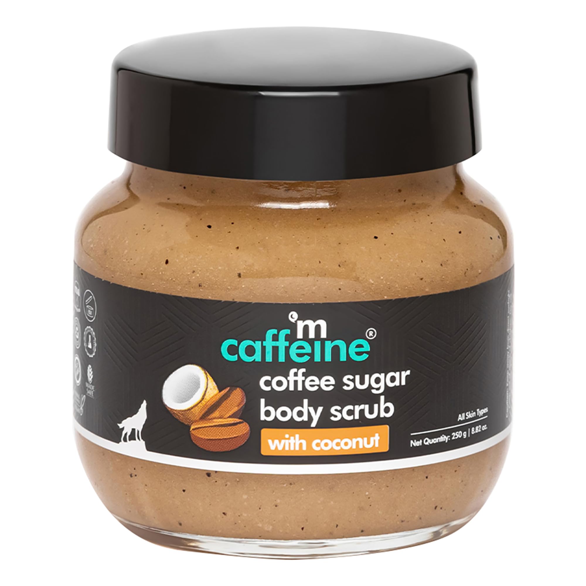 Coffee Sugar Body Scrub - Coconut - All Skin Types By Mcaffeine For Unisex - 8.82 Oz Scrub