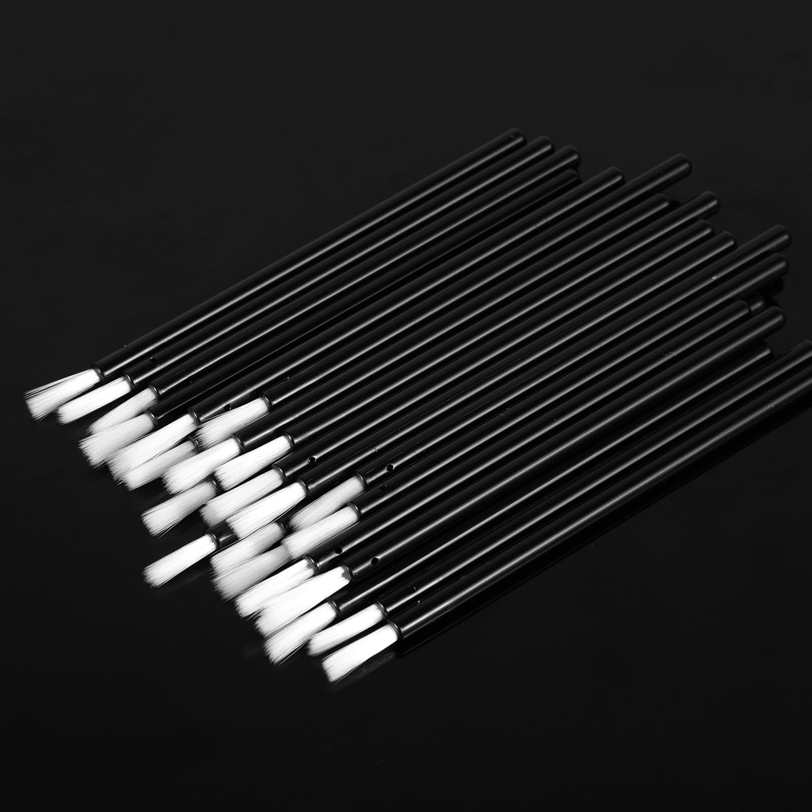 Mabor 50Pcs Disposable Makeup Lip Brushes Mini Paint Brushes for Cookies