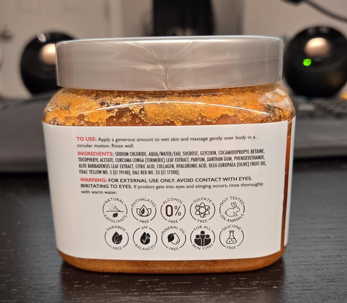 Spascriptions Body Scrubs 21 Oz (21 Oz, Turmeric)