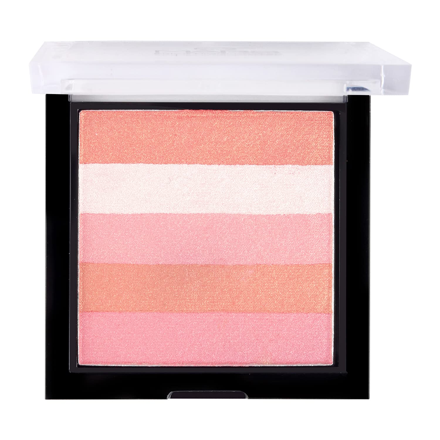 Mars 5 Shades In 1 Brick Highlighter Palette | Blush Topper For Face Makeup | Compact Size (7.5G) (Shade02)