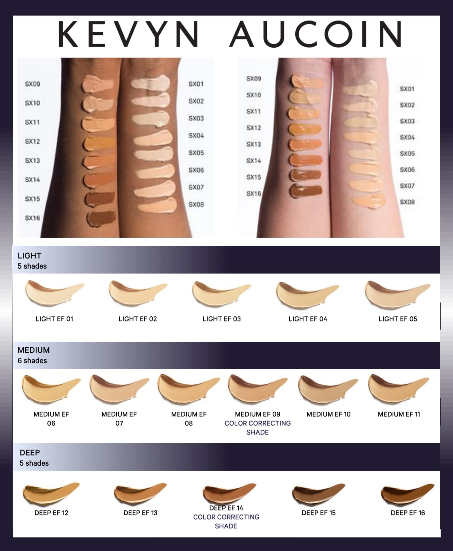 Kevyn Aucoin The Sensual Skin Enhancer, Sx 01 (Light) Shade: Evens Skin Tone. All-In-One Foundation, Concealer, Highlight And Co