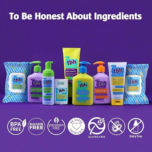 Tbh Kids Spot Foam Face Cleaning Spot Wipes For Kids, Preteens, And Teens With Sensitive Dry Oily Skin - Gentle Facial Cleanser