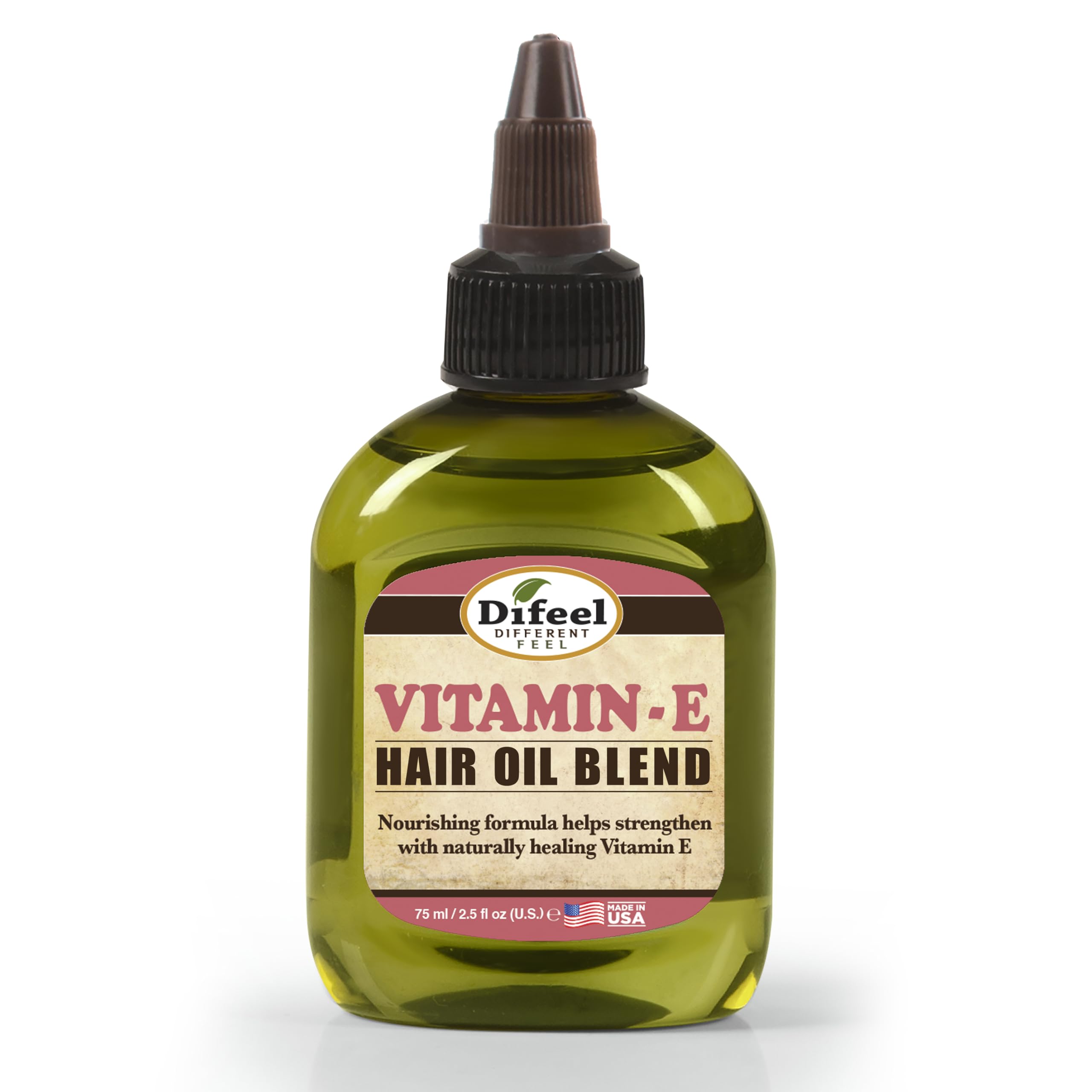 Difeel Vitamin E Hair Oil Blend  Travel Size 2.5 ounce (3Pack)