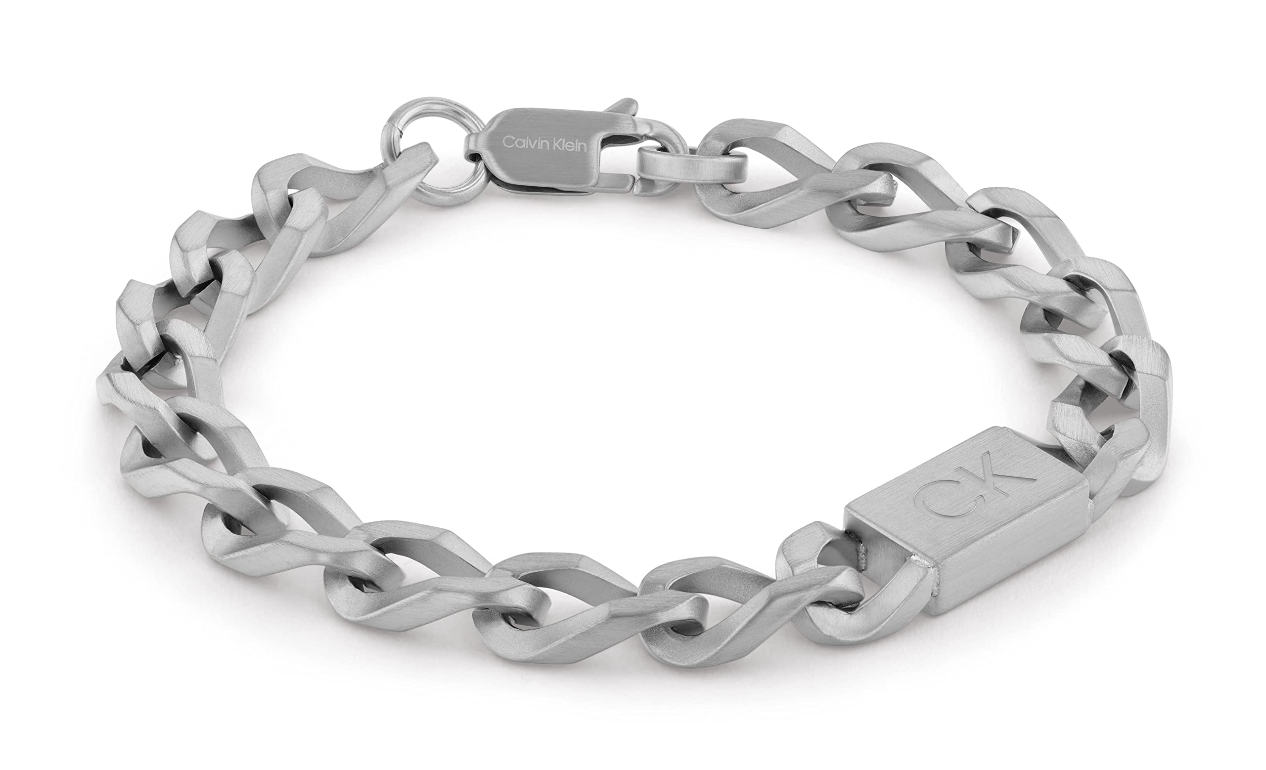 Calvin Klein Jewelry Men's Chain Bracelet Color: Silver (Model: 35000254)