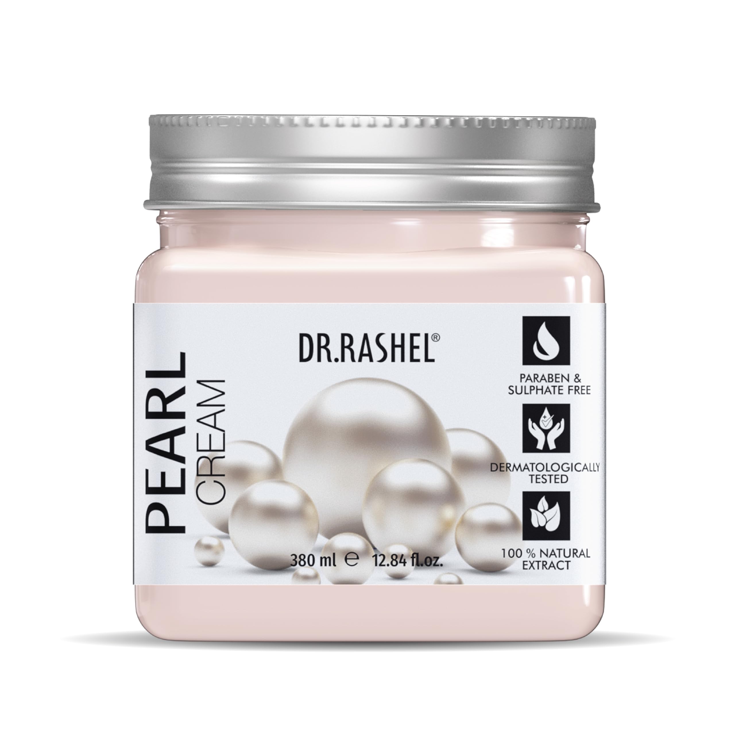 Dr.Rashel Pearl Face And Body Cream For Women And Men (380 Ml) | All Skin Types |Soft And Healthy Skin | Repairing & Nourishment