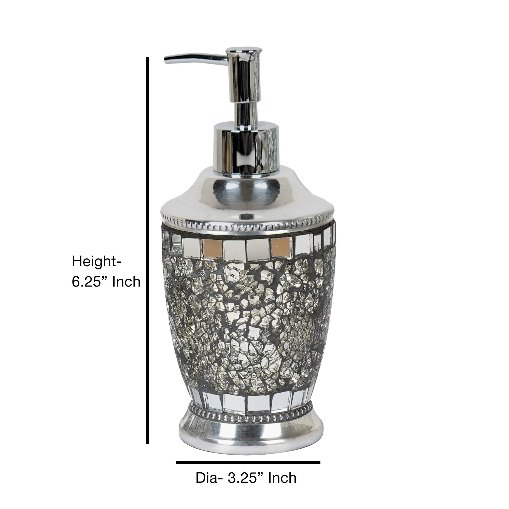 Nu Steel (Set Of 9) Iceberg Bath Accessory Set In Ice Gray: Includes Q-Tip Jar, Soap Dish, Toothbrush Holder, Tumbler, Soap/Loti