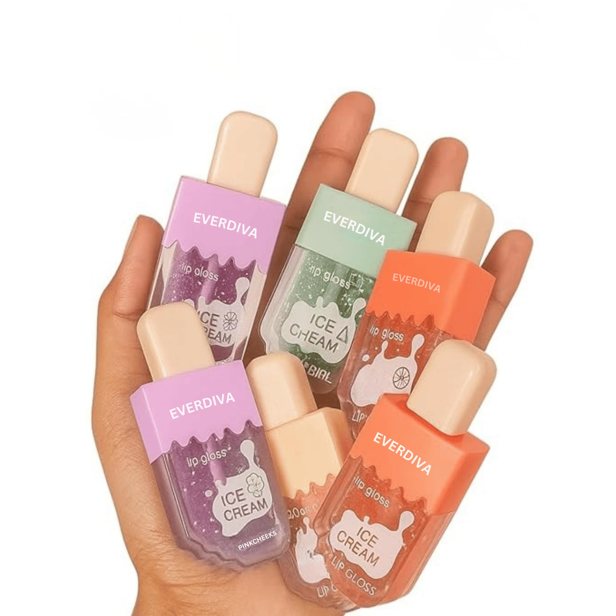 6Piece Clear Lip Gloss Combo For Women & Girls | Waterproof, NonSticky & Hydrating Lip Plumper Set | LongLasting Moisturizing