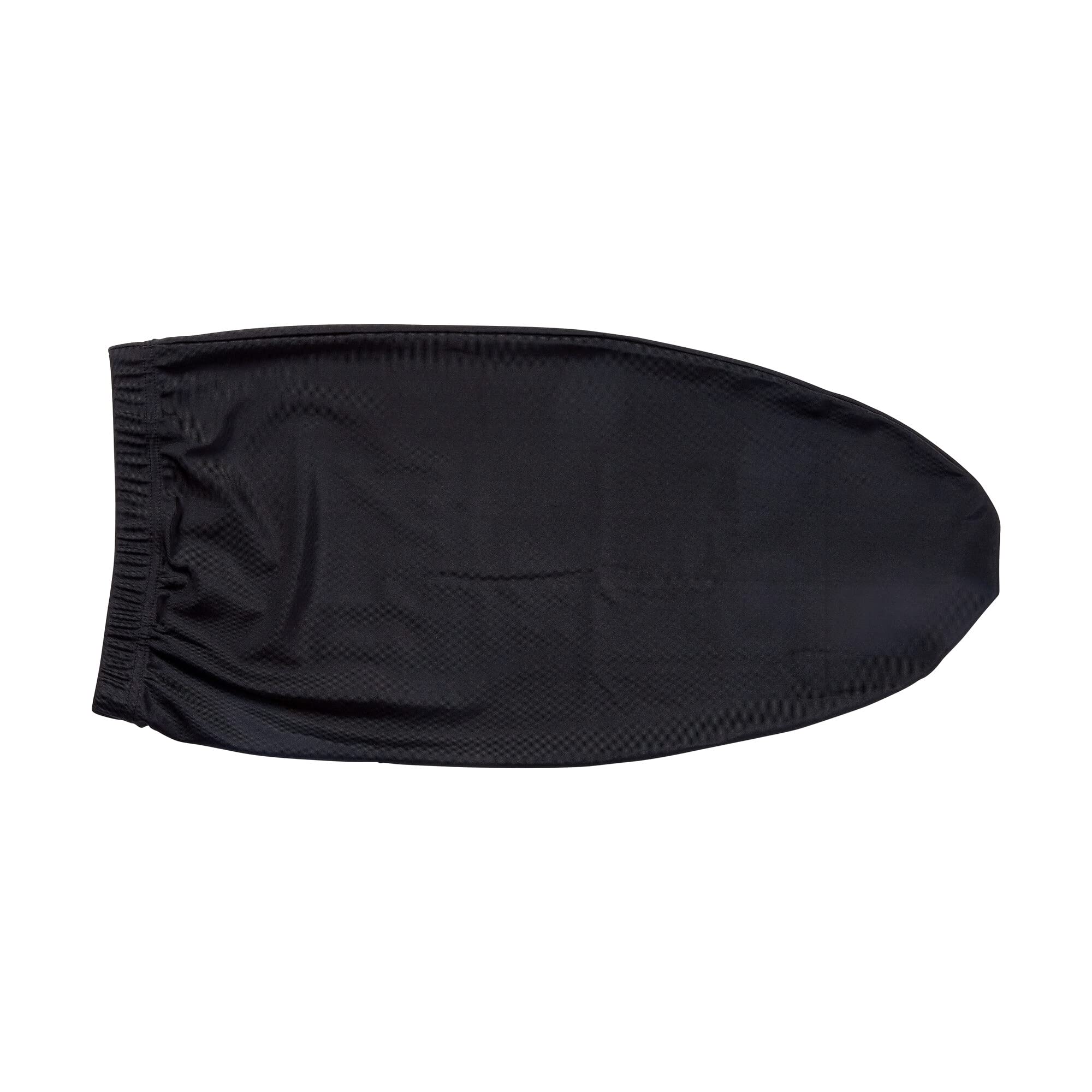 Red By Kiss Unisex Silky Spandex Loc Cap, Dreadlocks & Braids Cap, Shower Cap, Sleep Cap, Black (Super Jumbo)