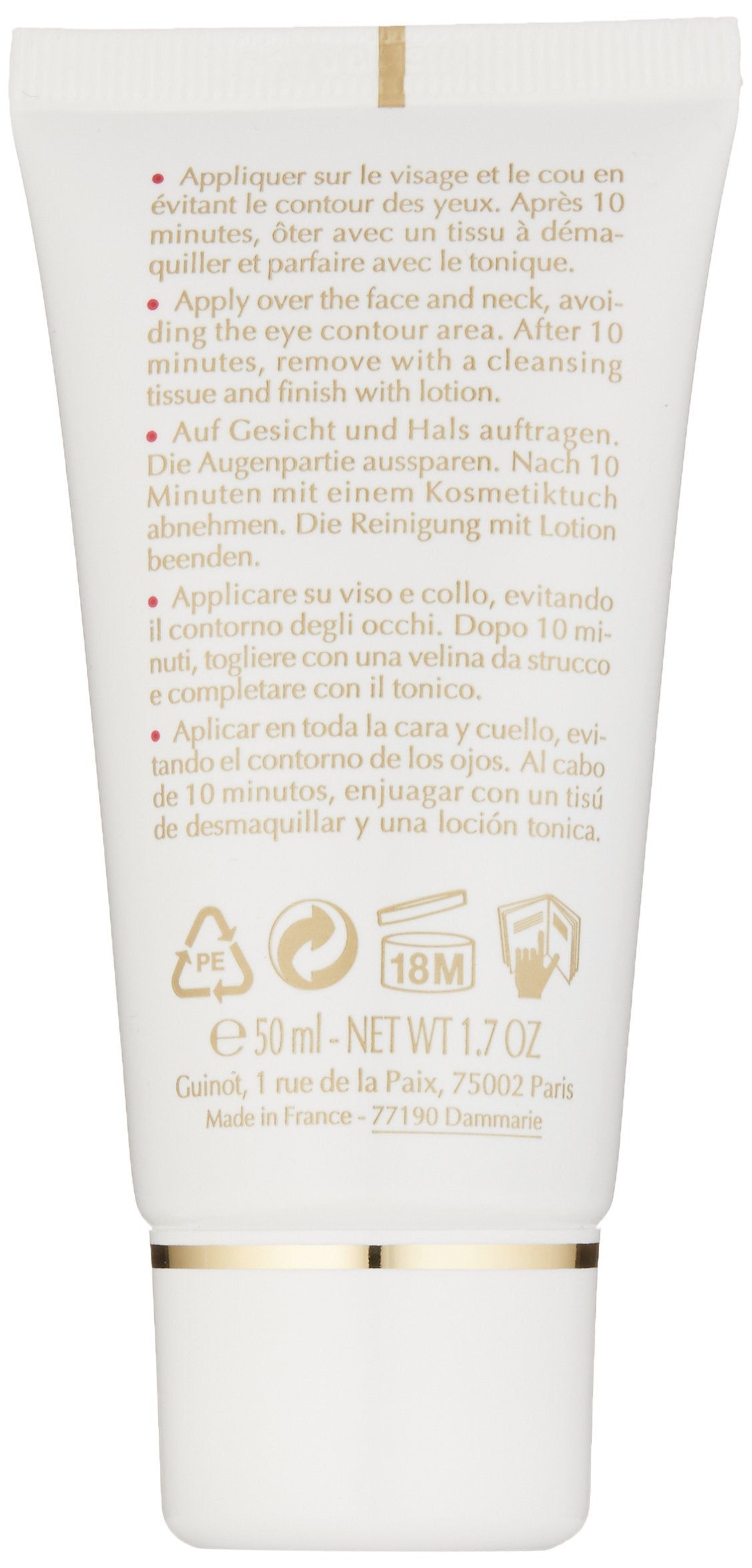 Guinot Nutrition Confort Instant Comfort Mask, 1.7 Oz