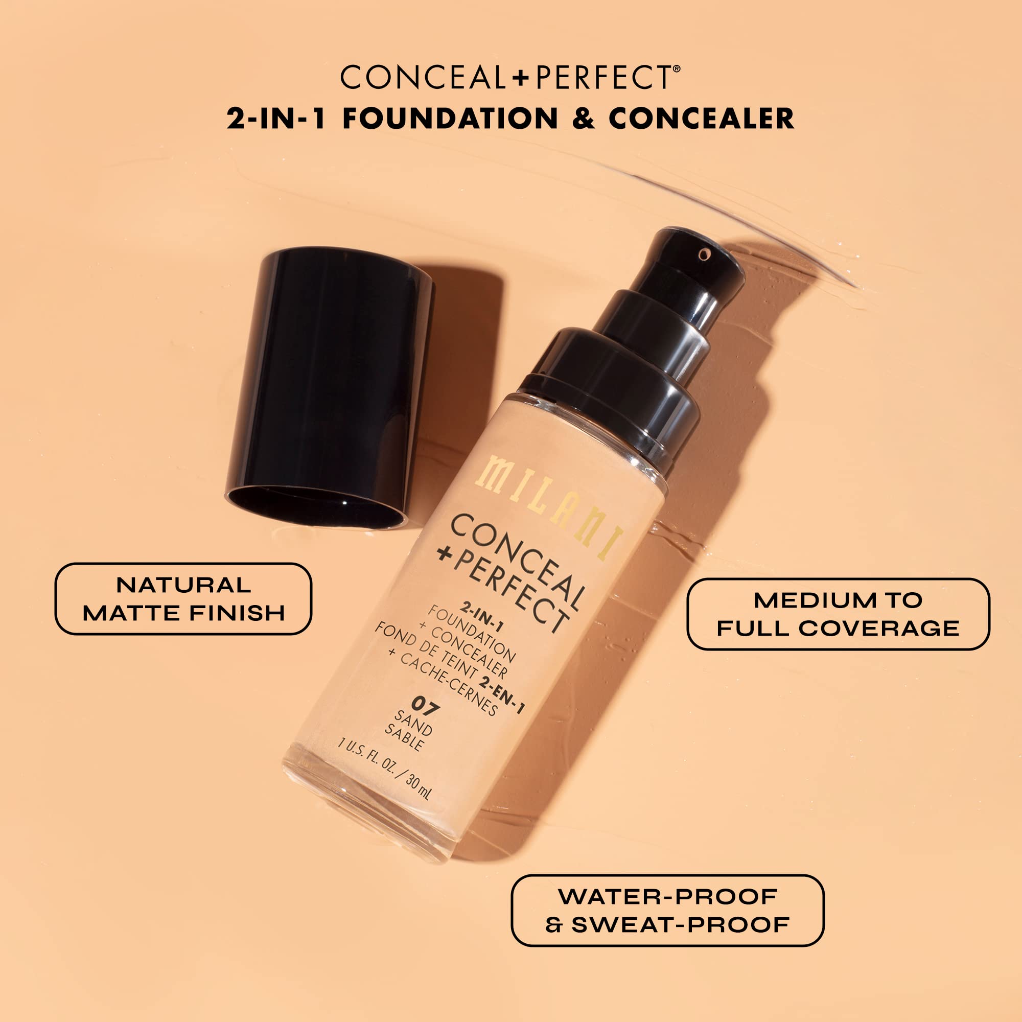 Conceal + Perfect 2-In-1 Foundation And Concealer 06A Deep Beige