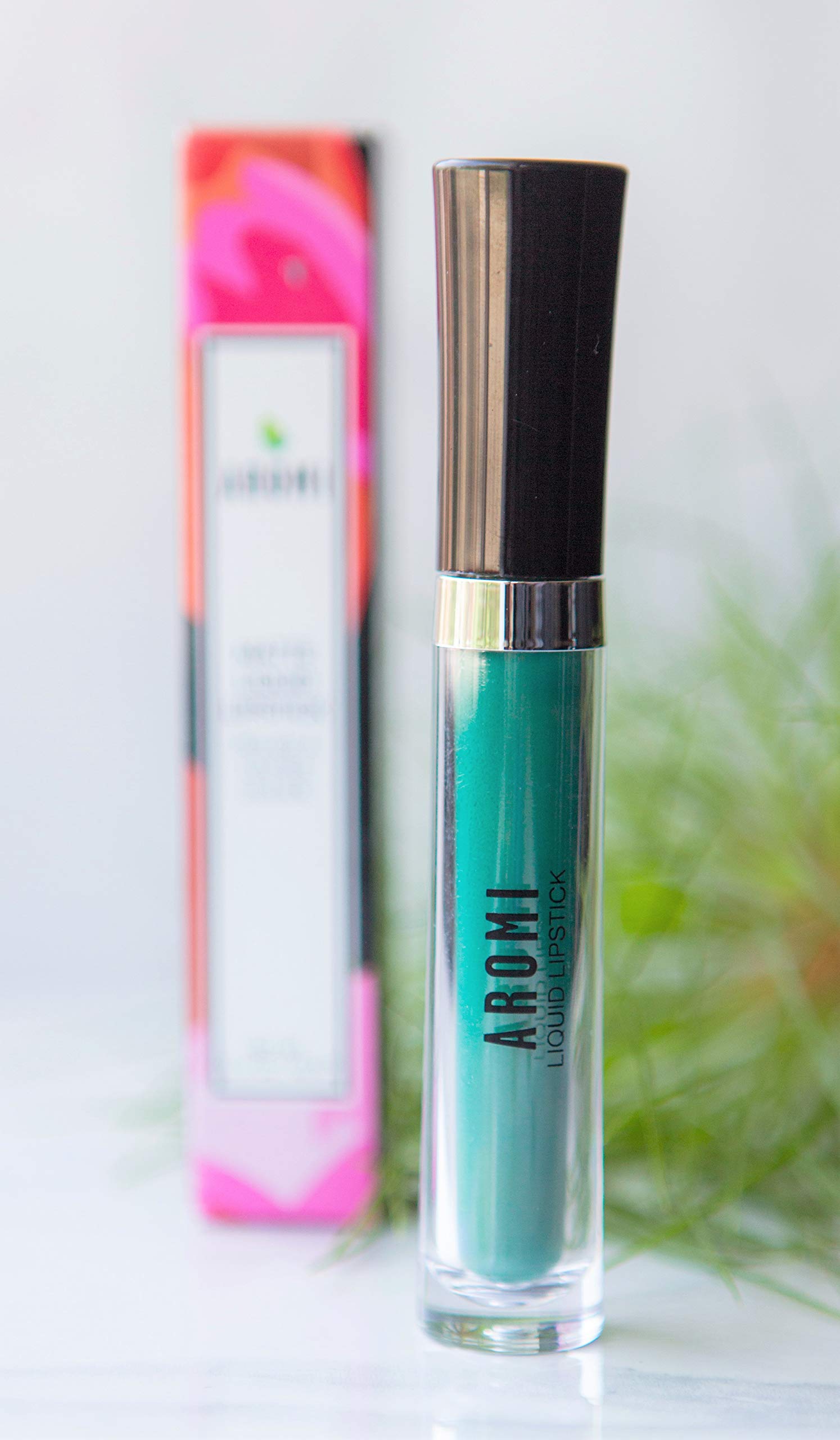 Aromi Jade Green Matte Liquid Lipstick | Green Lip Color, Vegan + Cruelty-Free, Long-Lasting And Smudge Proof Lipstick, Handmade