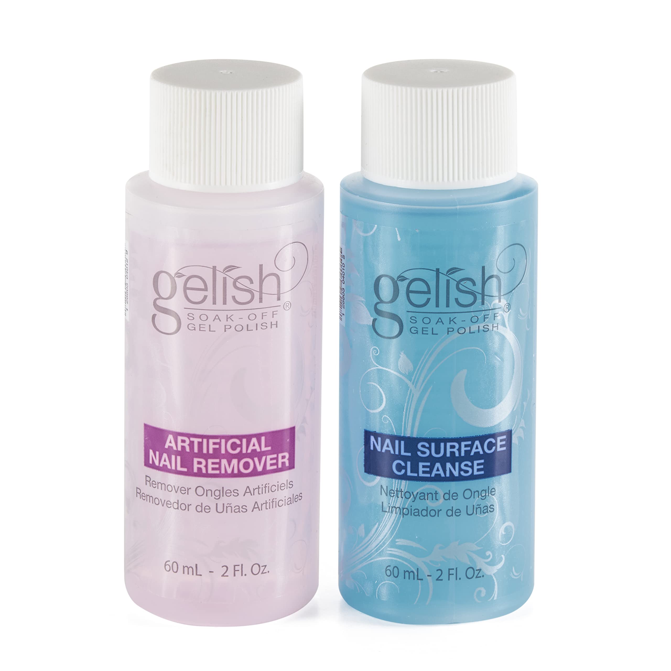 Gelish Pro Kit Salon Professional Gel LED Lamp Soak Off Nail Polish Set, 15 mL